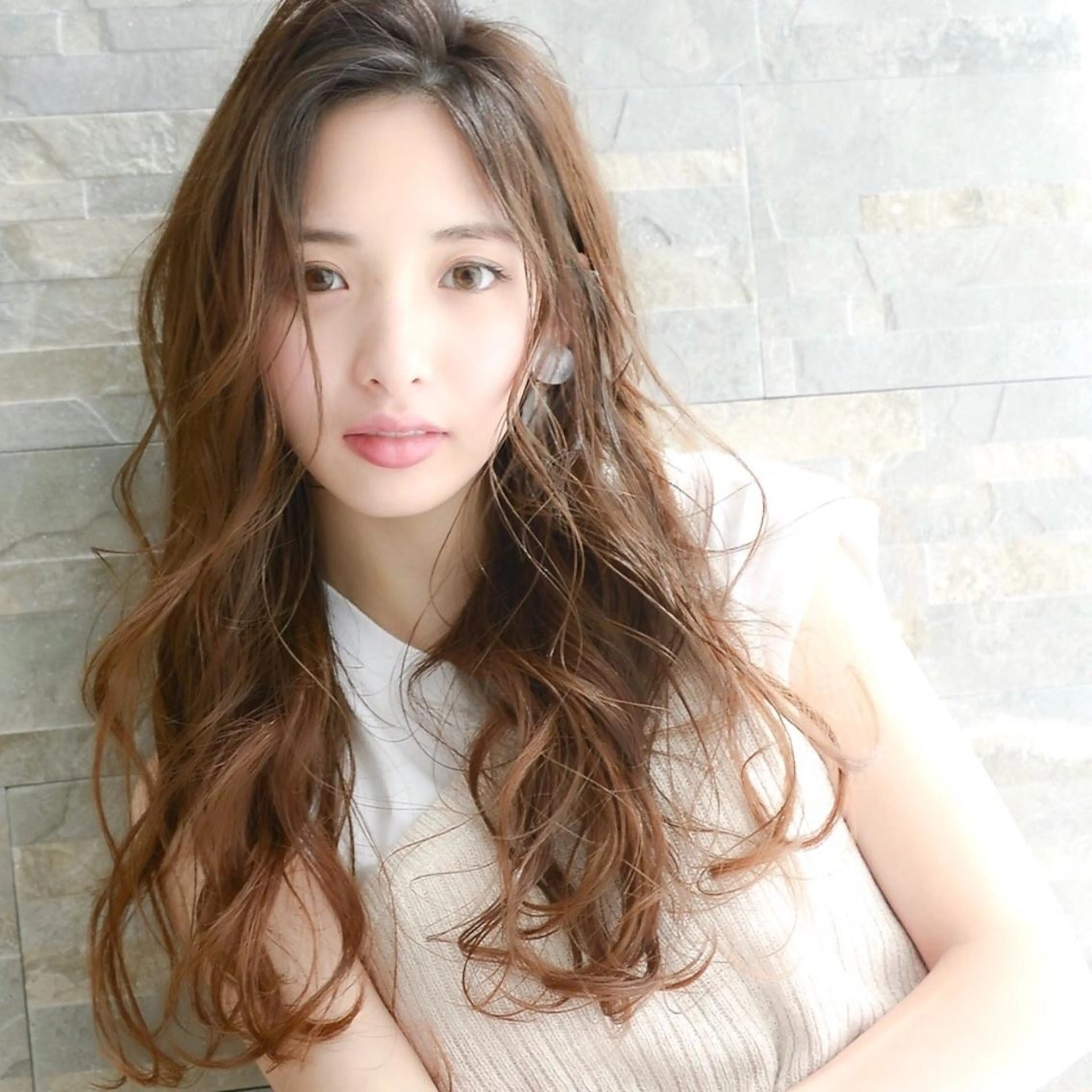 ロング パーマ カラー カット ヘアカラー トリートメント 🎁LaBless 住ノ江(ラブレス)のヘアスタイル