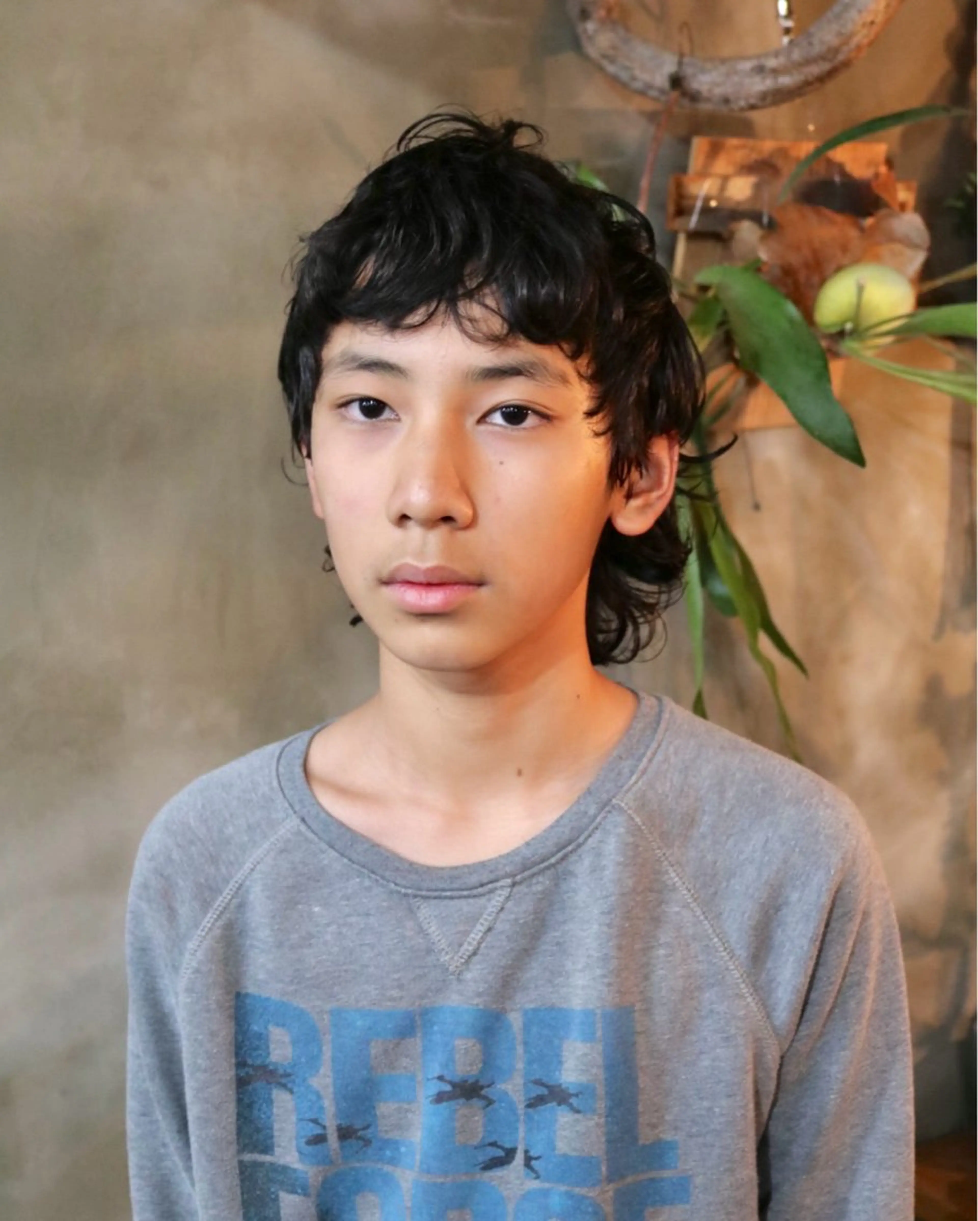 ミディアム メンズ カット 木村陸弥 似合わせ 透明感カラー🌿のヘアスタイル