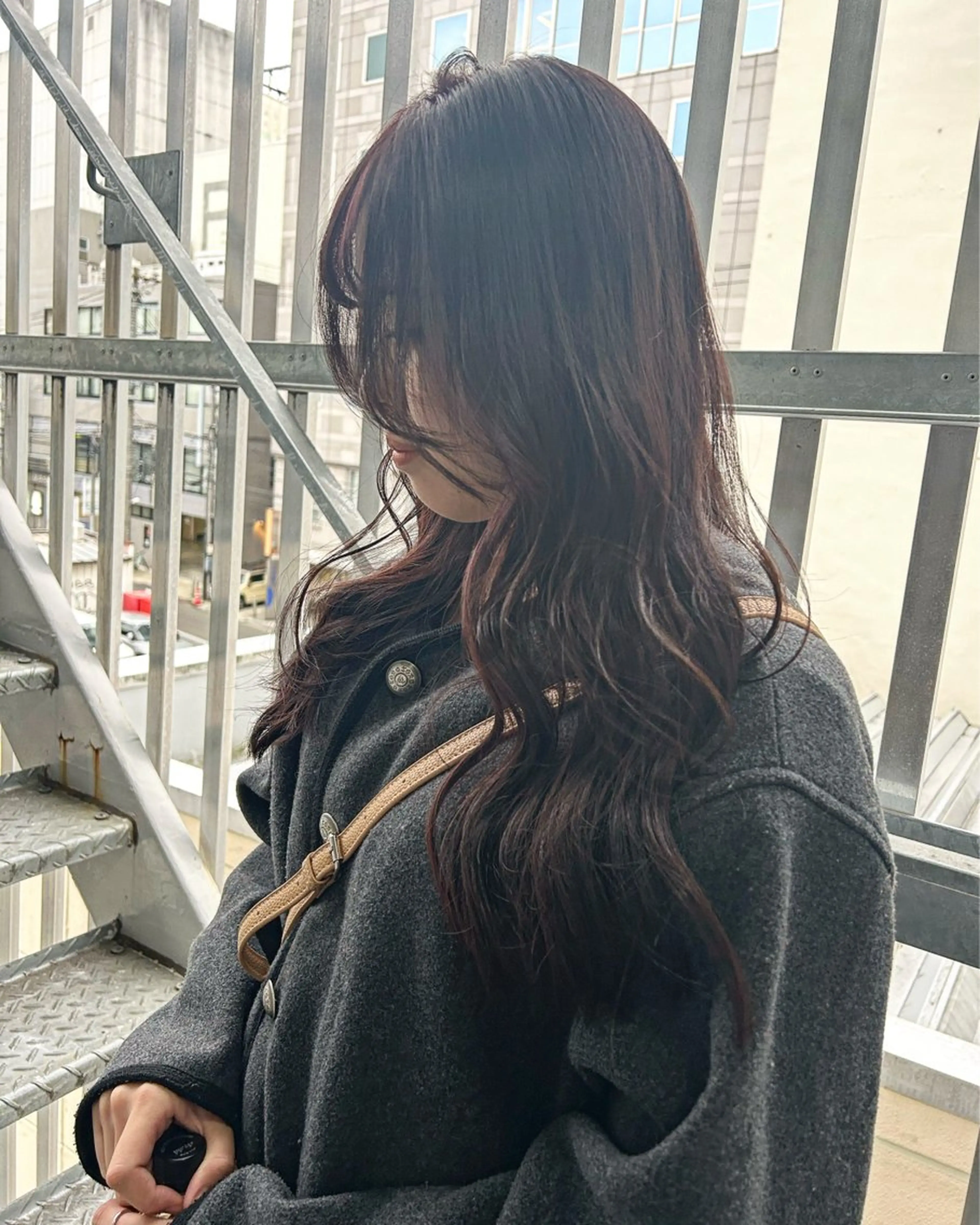 ロング カラー カット ヘアカラー トリートメント 後藤紗英/髪質改善 /オリーブベージュのヘアスタイル