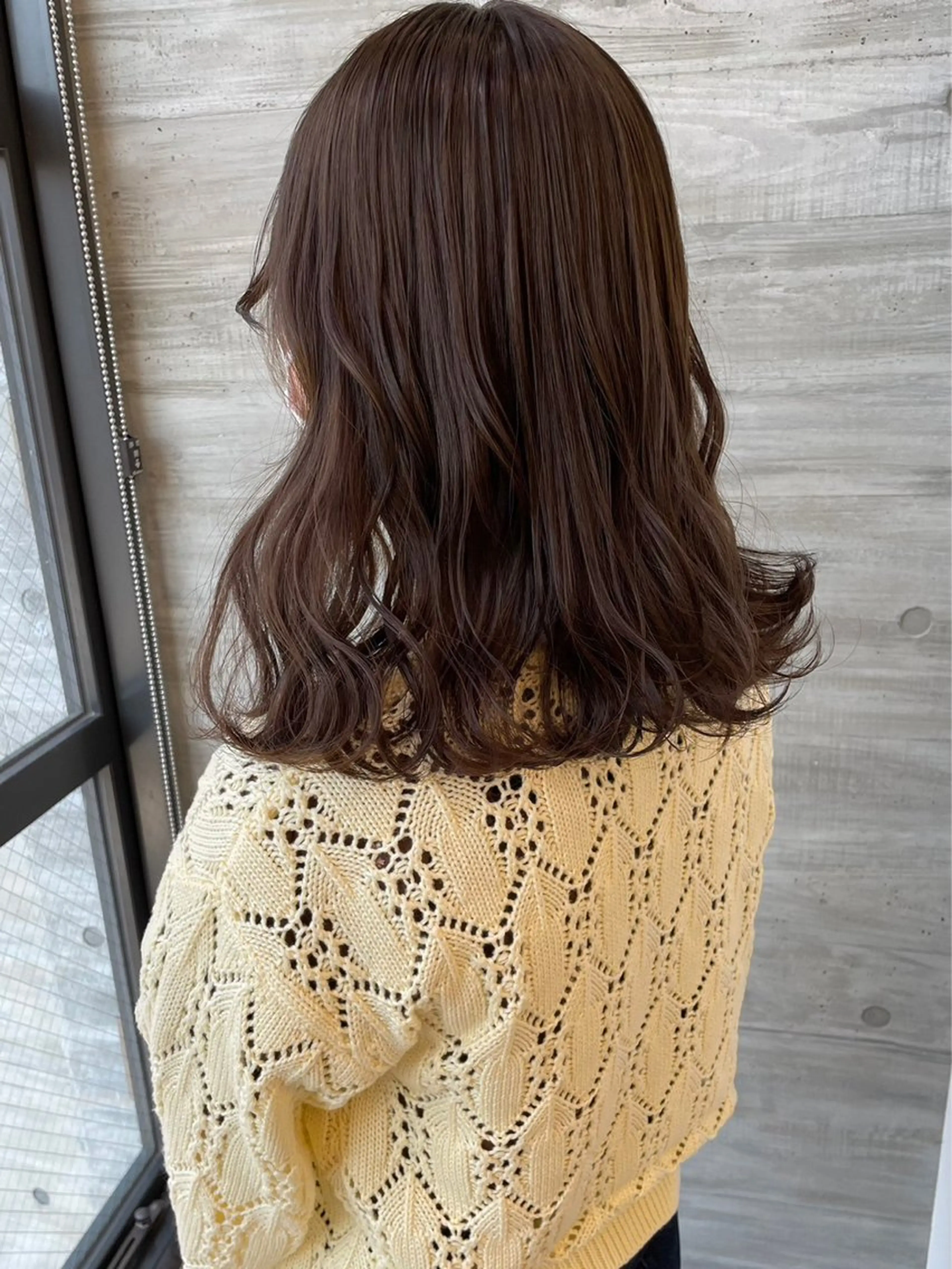 セミロング カラー ベージュカラー ショコラベージュ ParveMix 🪽鳥取彩花のヘアスタイル