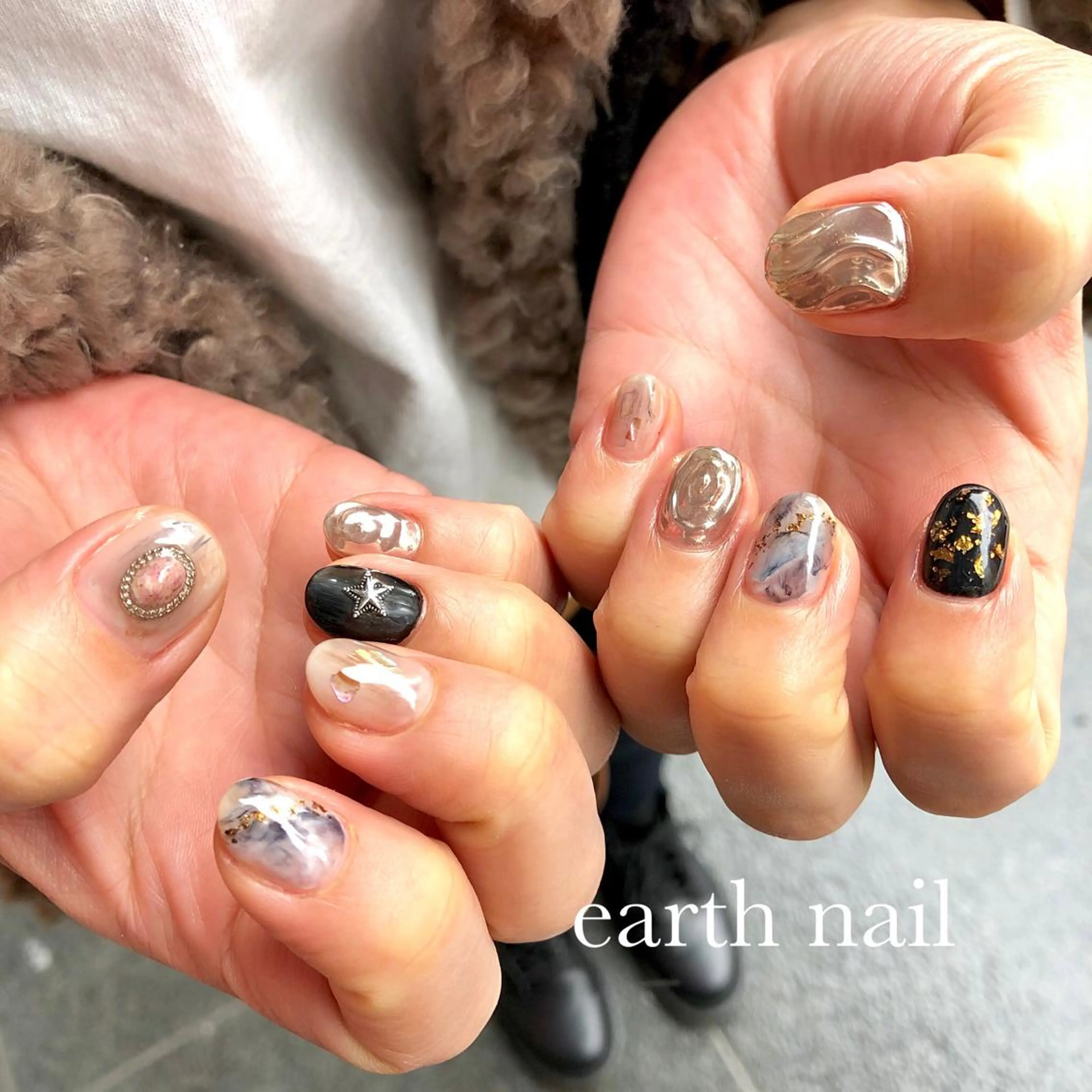 ネイル ハンドネイル 🧁🥕 asukaのネイルデザイン