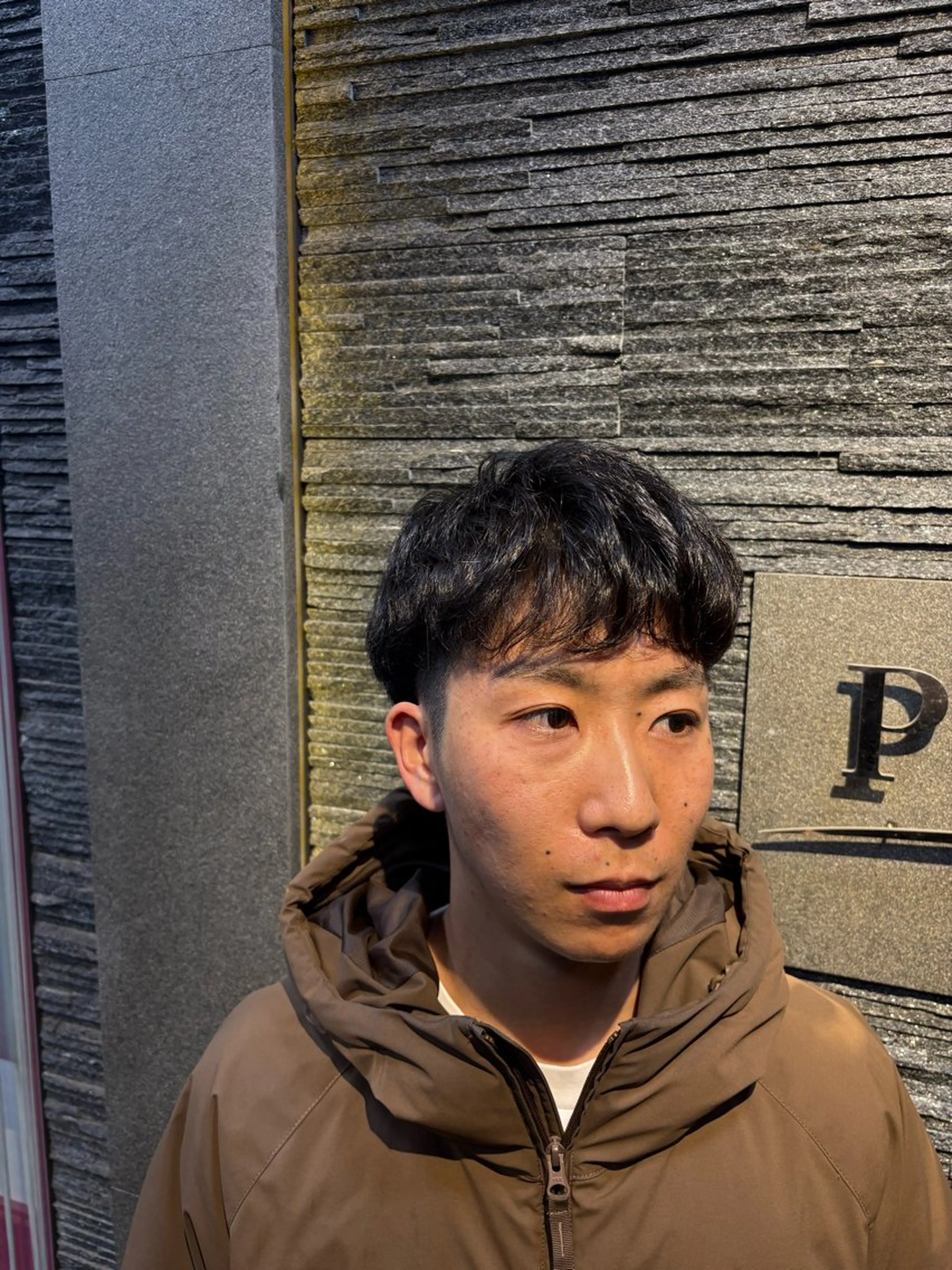 ショート メンズ カット パーマ ヒロ銀座恵比寿店所属・ほり たつみのヘアスタイル