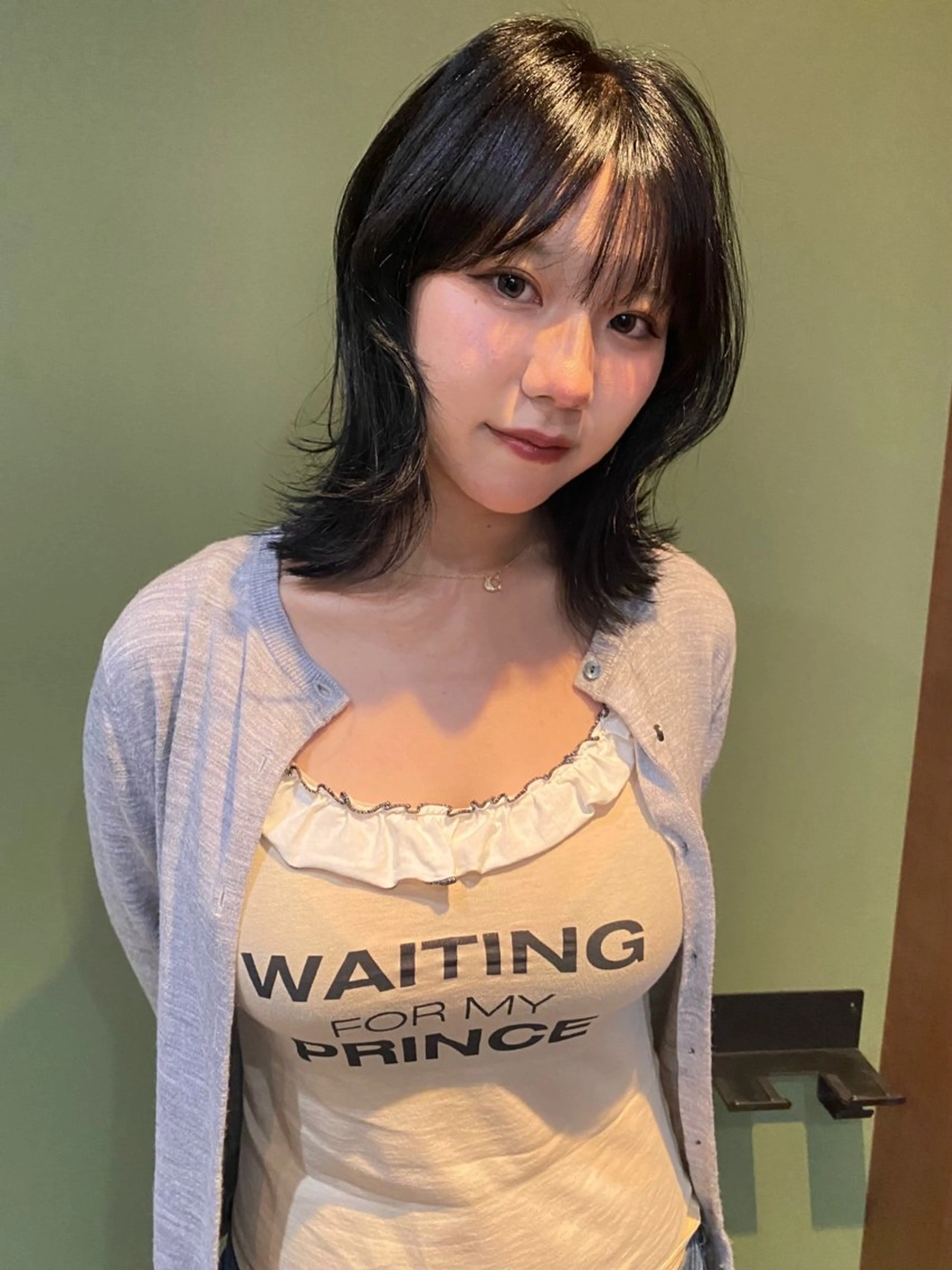 ミディアム カラー カット ヘアカラー トリートメント mai / linoah˚✧のヘアスタイル