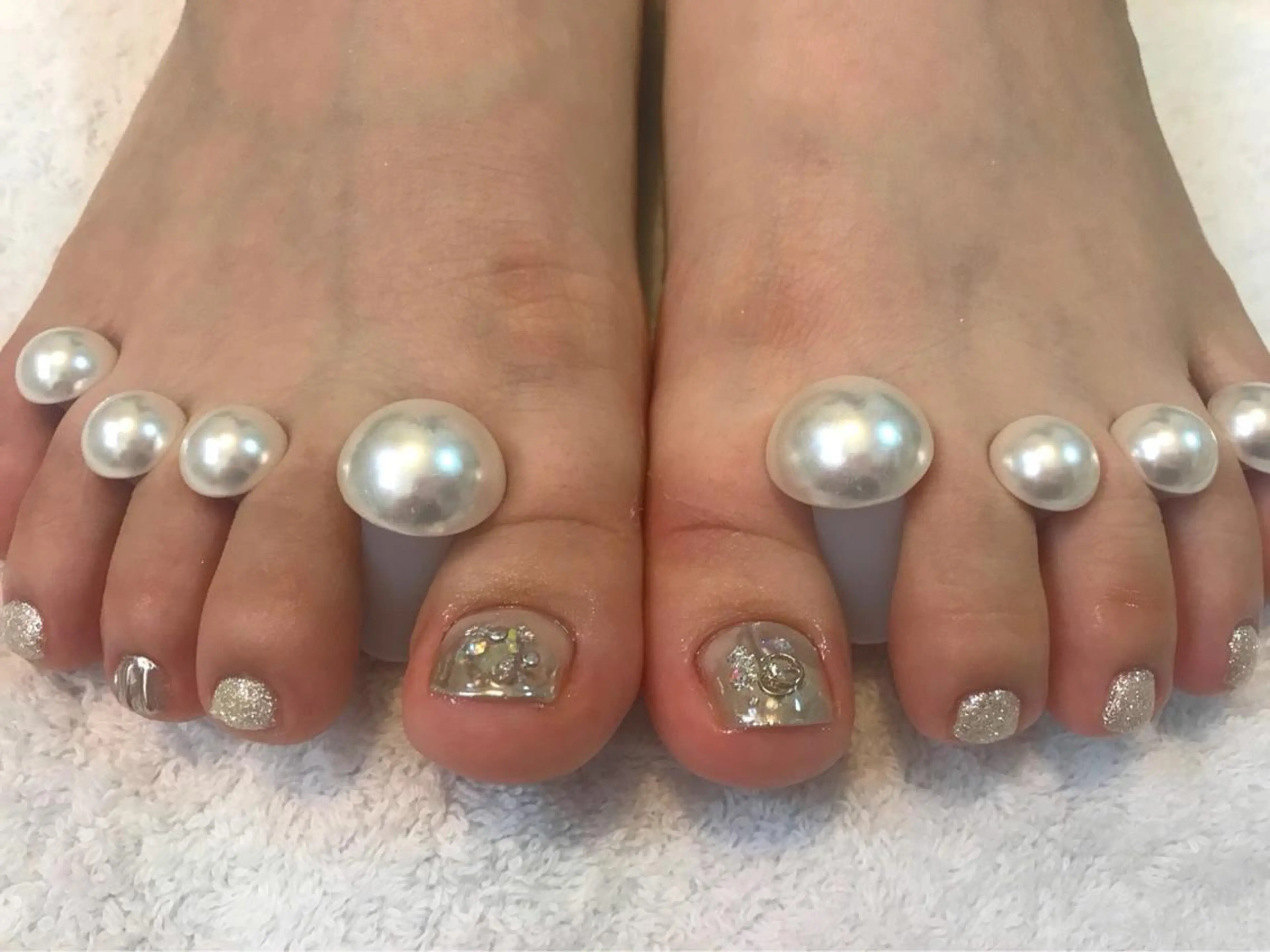 ネイル フットネイル ミラーネイル ハンドネイル GéRanium Harukaのネイルデザイン