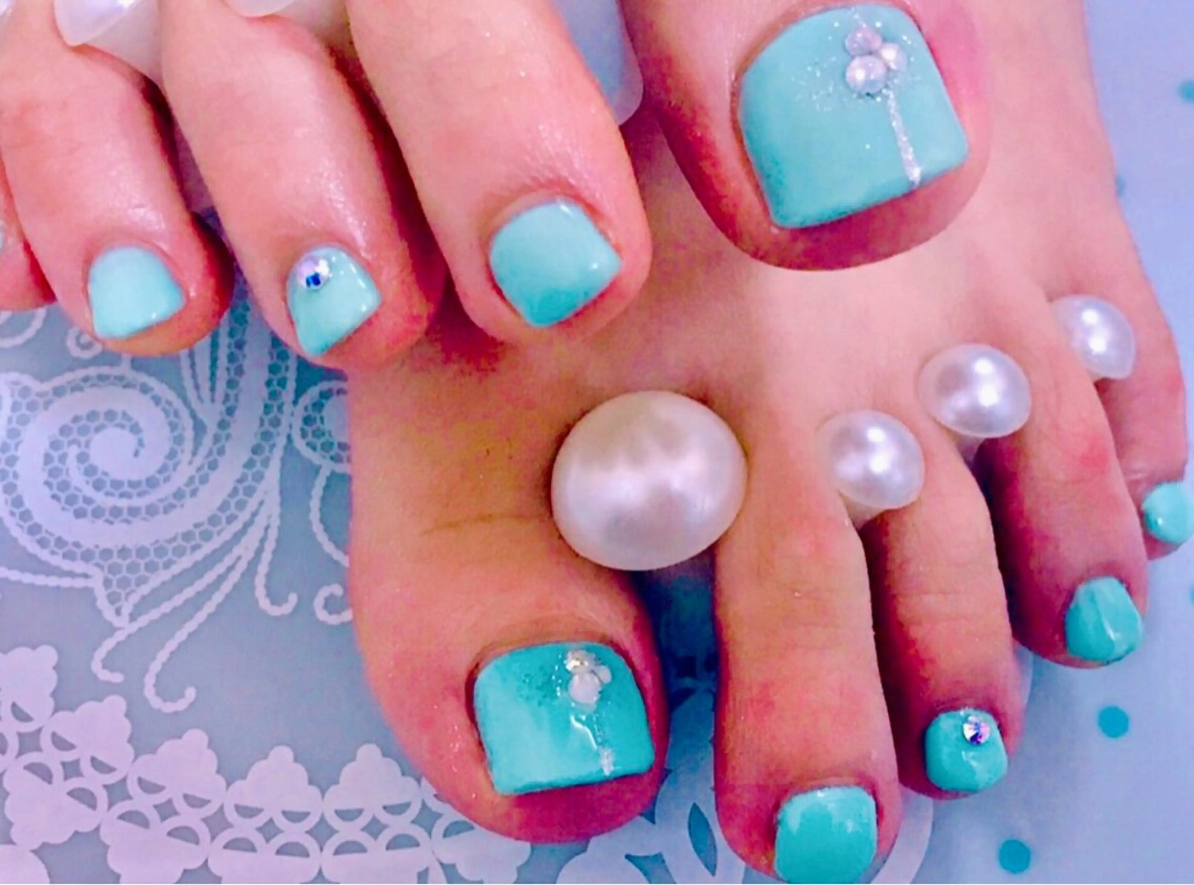 ネイル アートネイル フットネイル ジェルネイル マグネットネイル 持ち込み LUCIA(ルシア）所属・LUCIA 南柏ネイルサロンのネイルデザイン