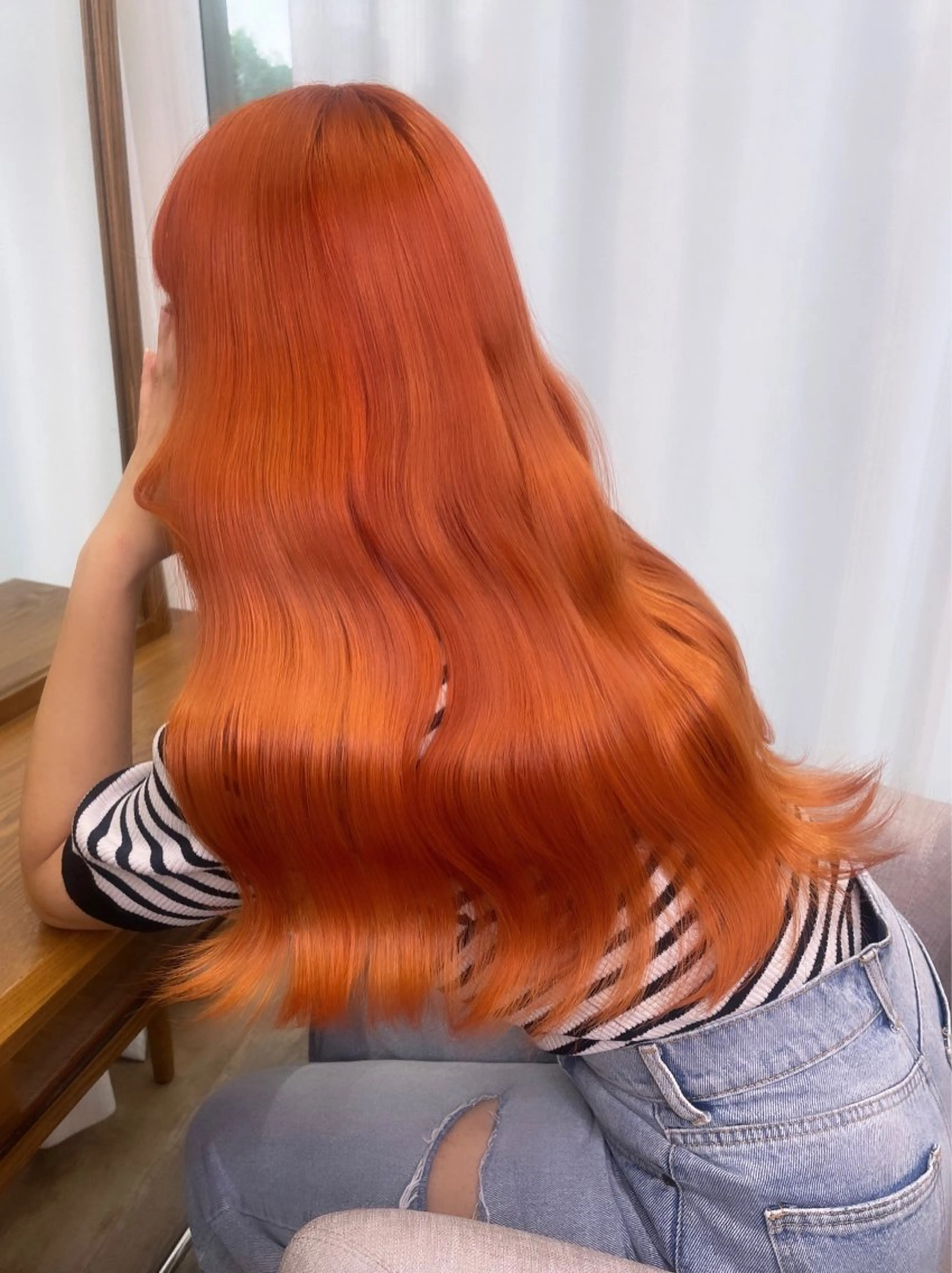 ロング カラー ブリーチ ヘアカラー トリートメント Ayame / ハイトーンカラーのヘアスタイル