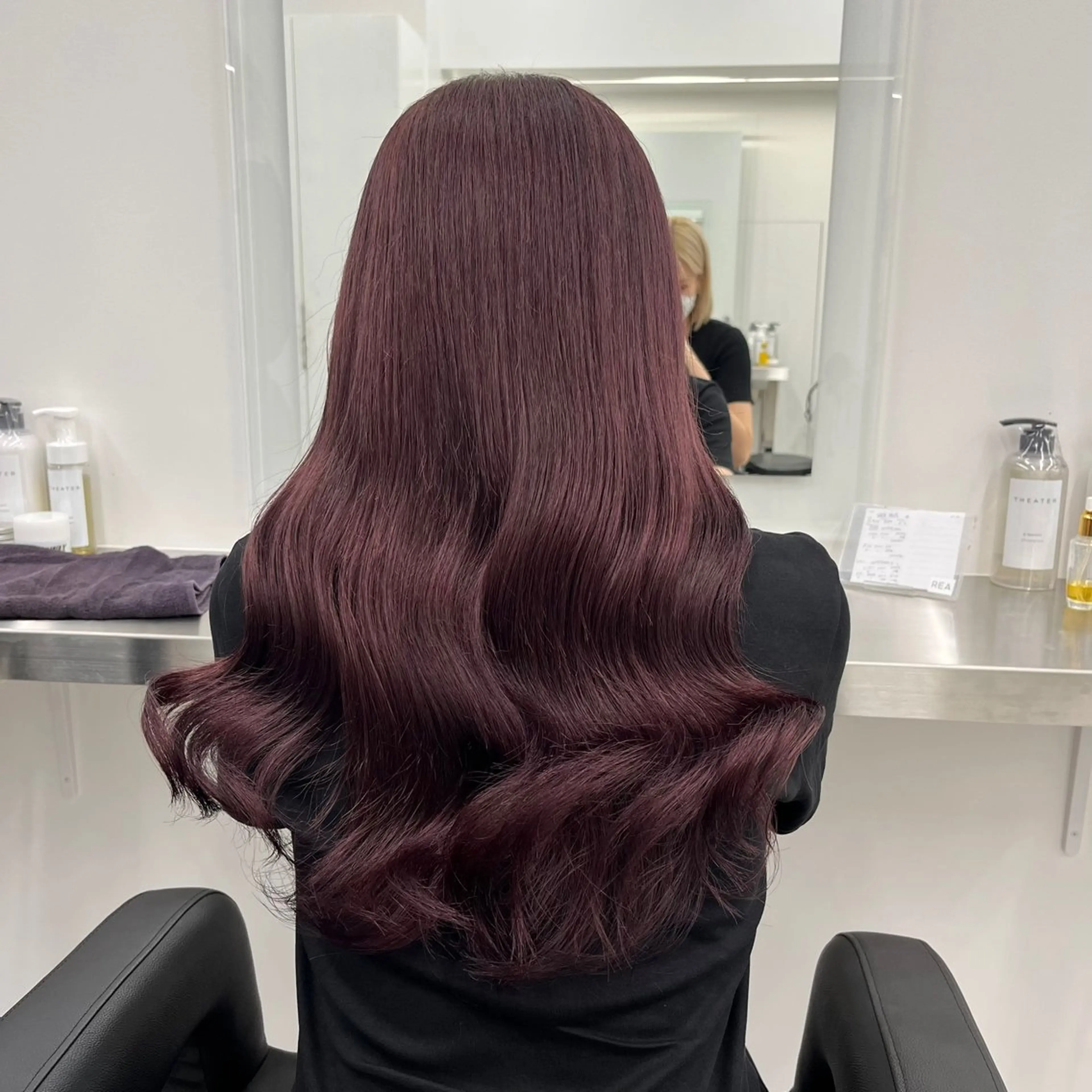 ロング カラー ヘアアレンジ ヘアカラー ヘアセット 🫧‪🎀うる艶暖色 🏹Nanako🎀のヘアスタイル