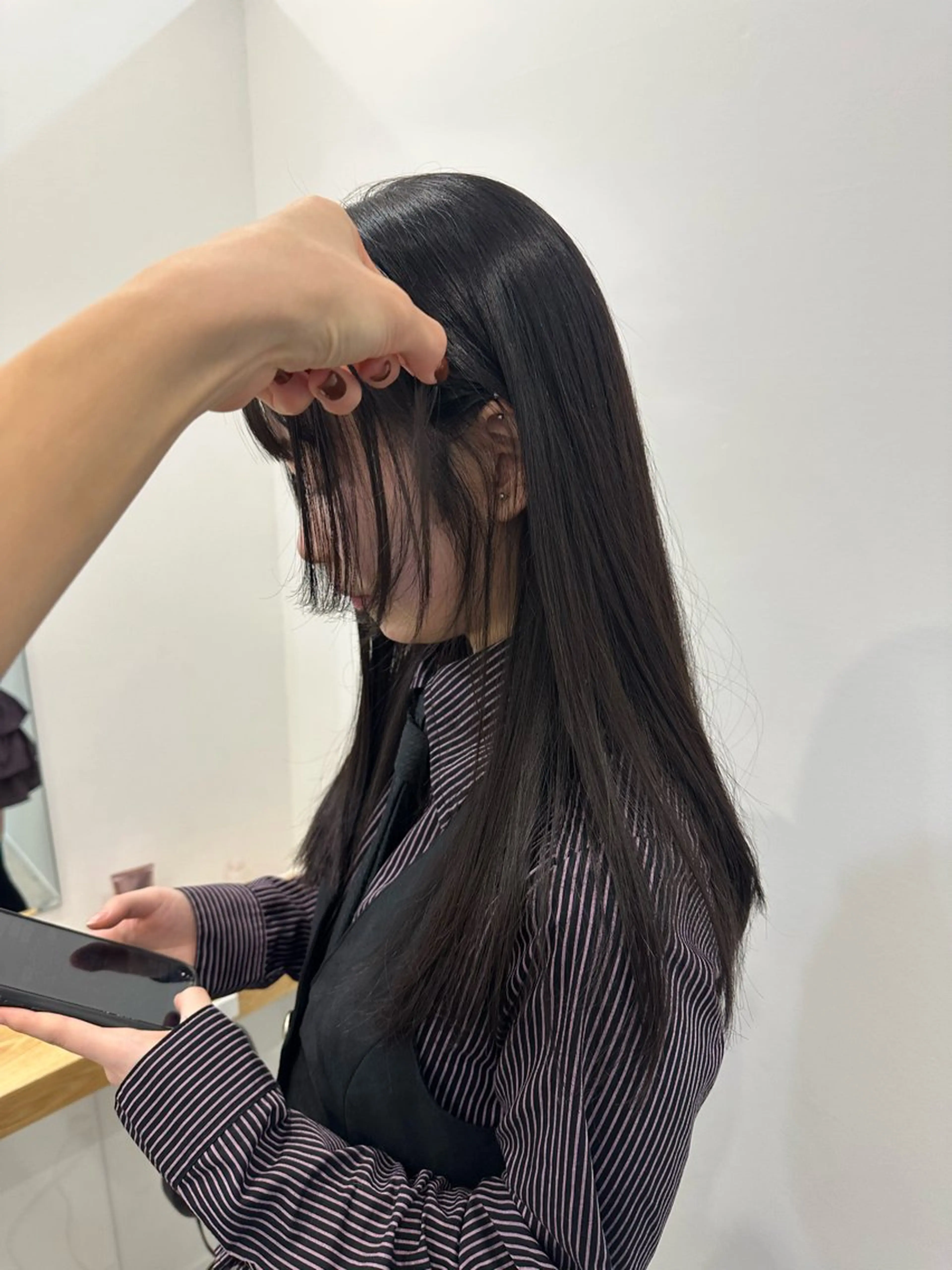 ロング カット トリートメント レイヤー/ナチュラル 💐nao.のヘアスタイル