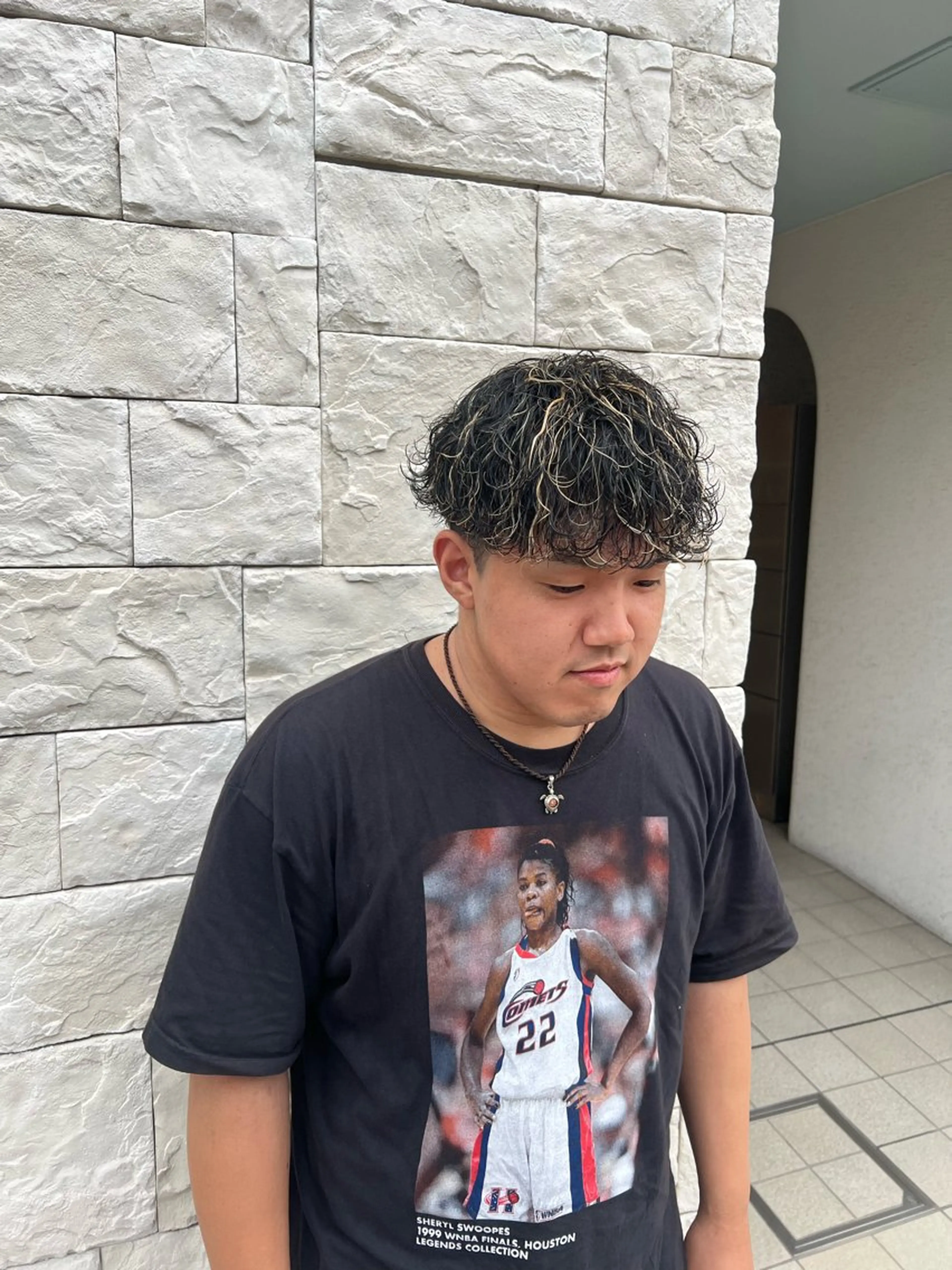 カラー パーマ メンズ キッズ カット ヘアカラー パーマ 一宮/稲沢/あま市 /小林好裕のヘアスタイル