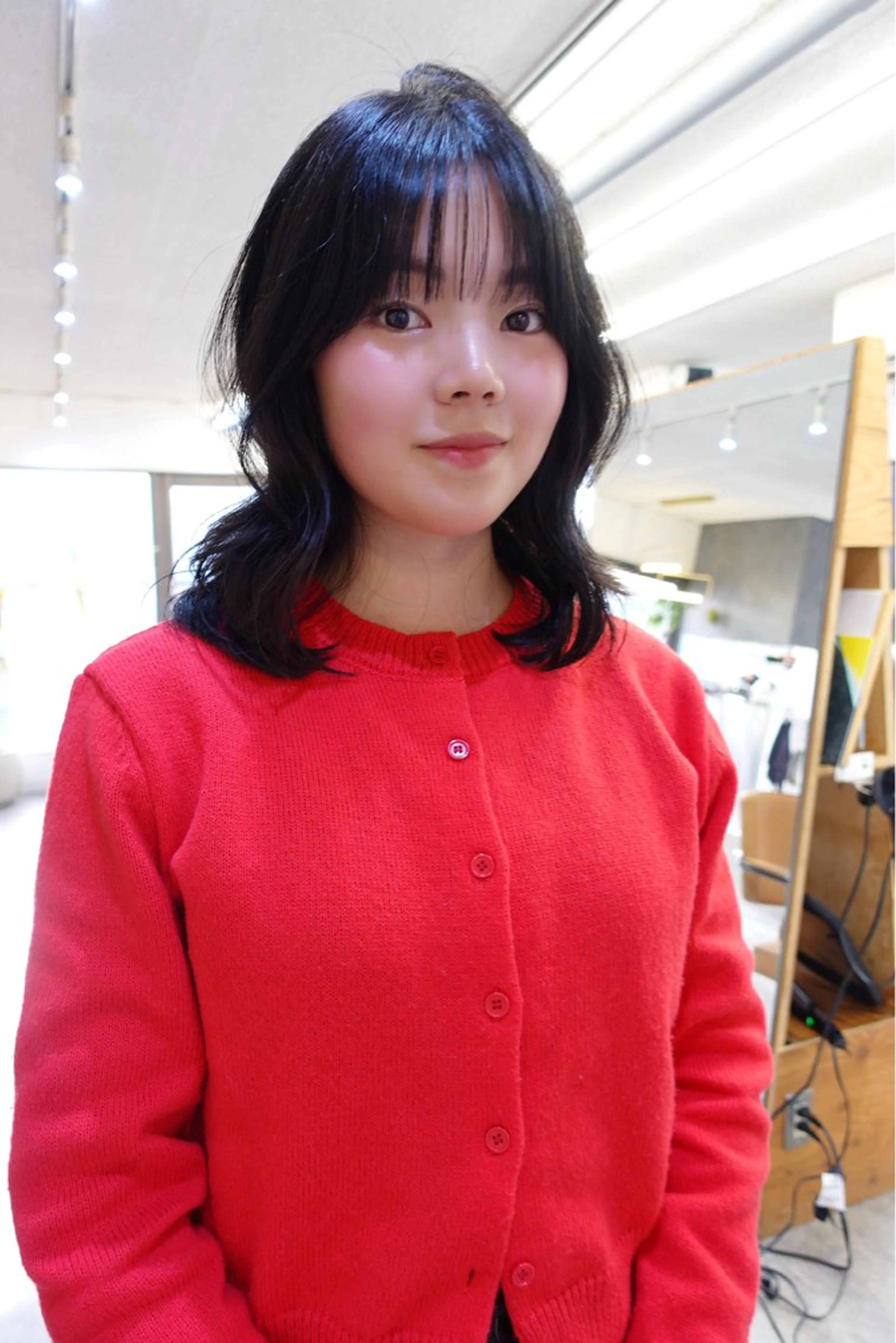 ミディアム カット sakura🌸 レイヤー/韓国ヘアのヘアスタイル