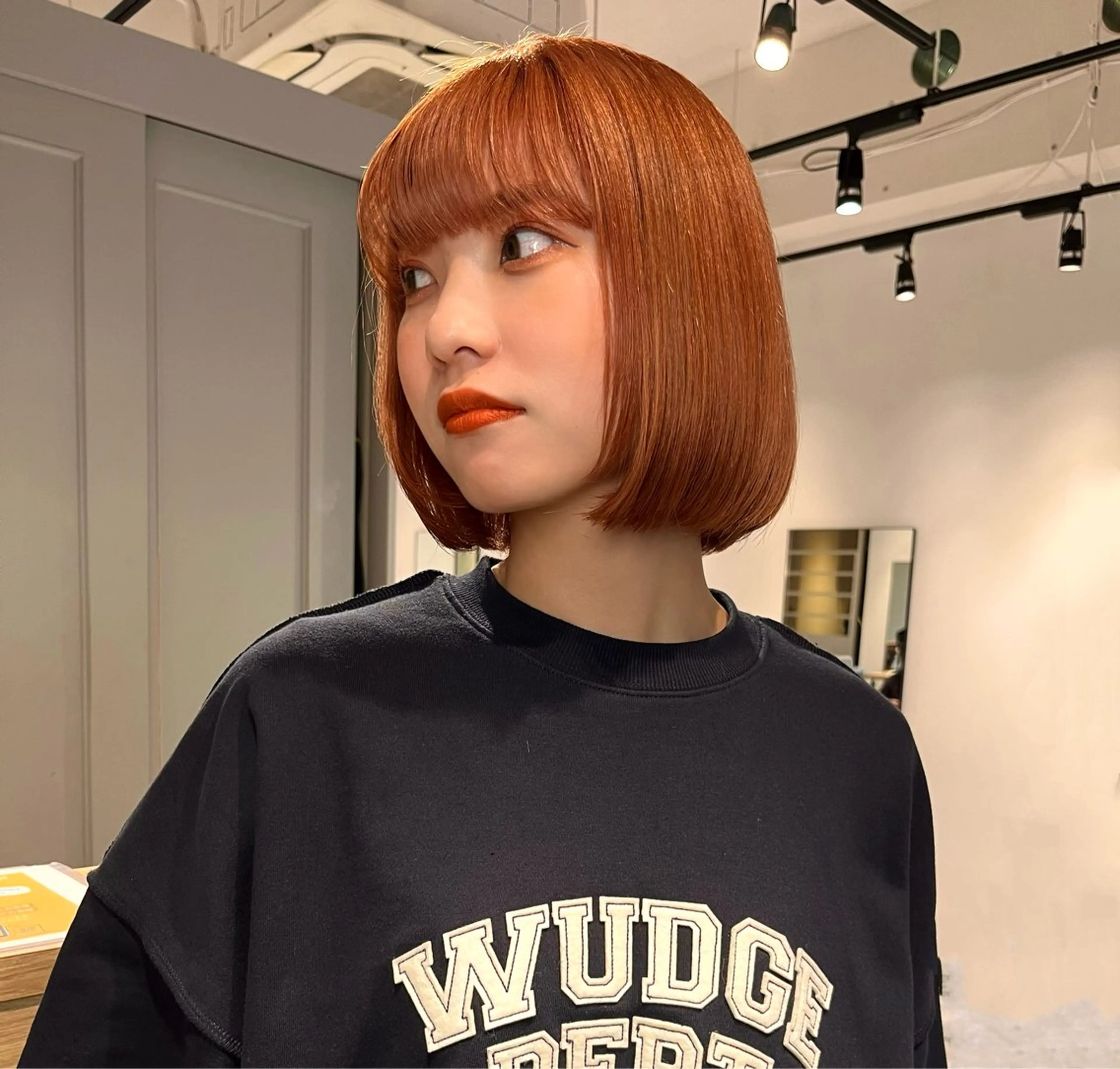 カラー カット ボブ/ニュアンス パーマ/sen🩶のヘアスタイル