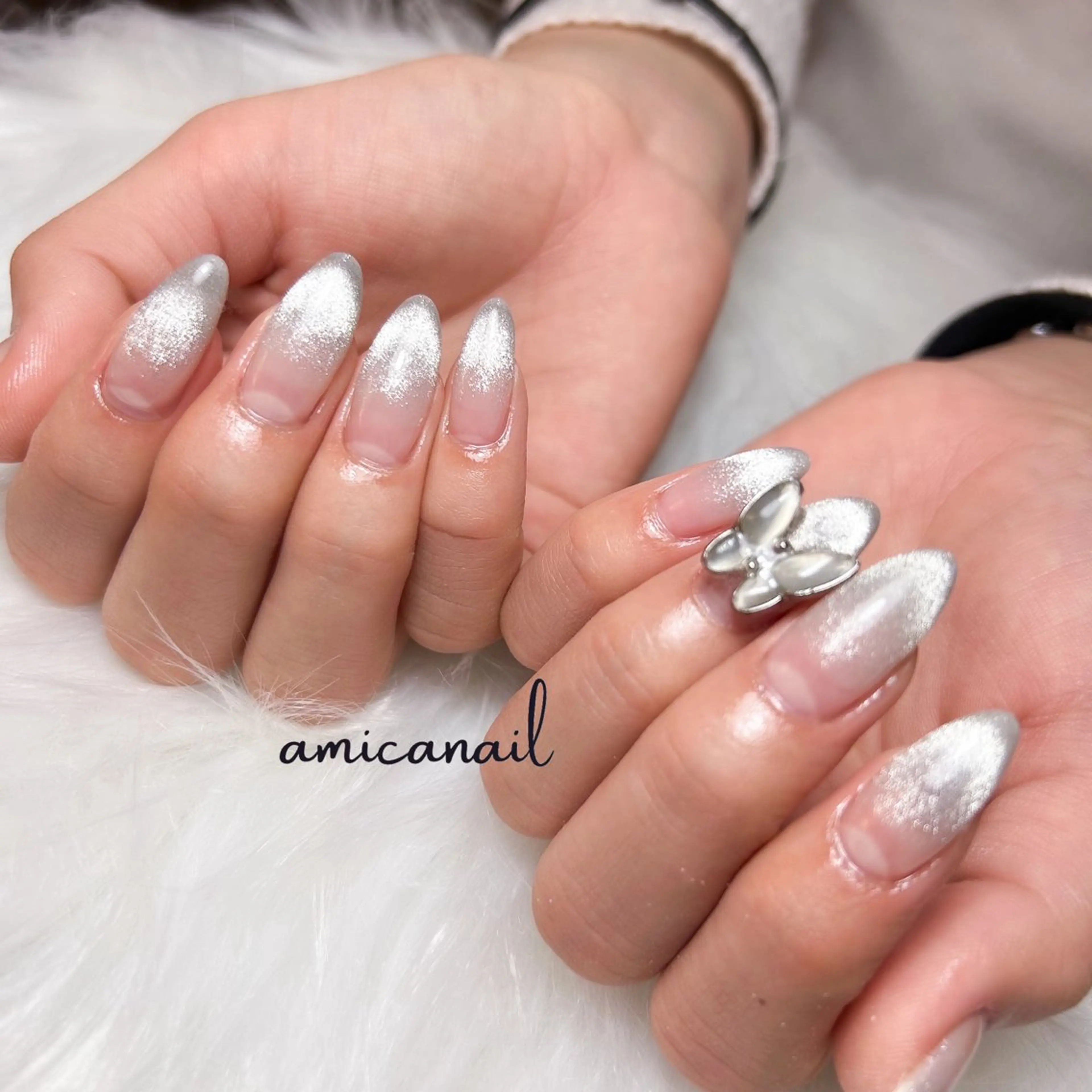 ネイル マグネットネイル ハンドネイル _amica nail_のネイルデザイン