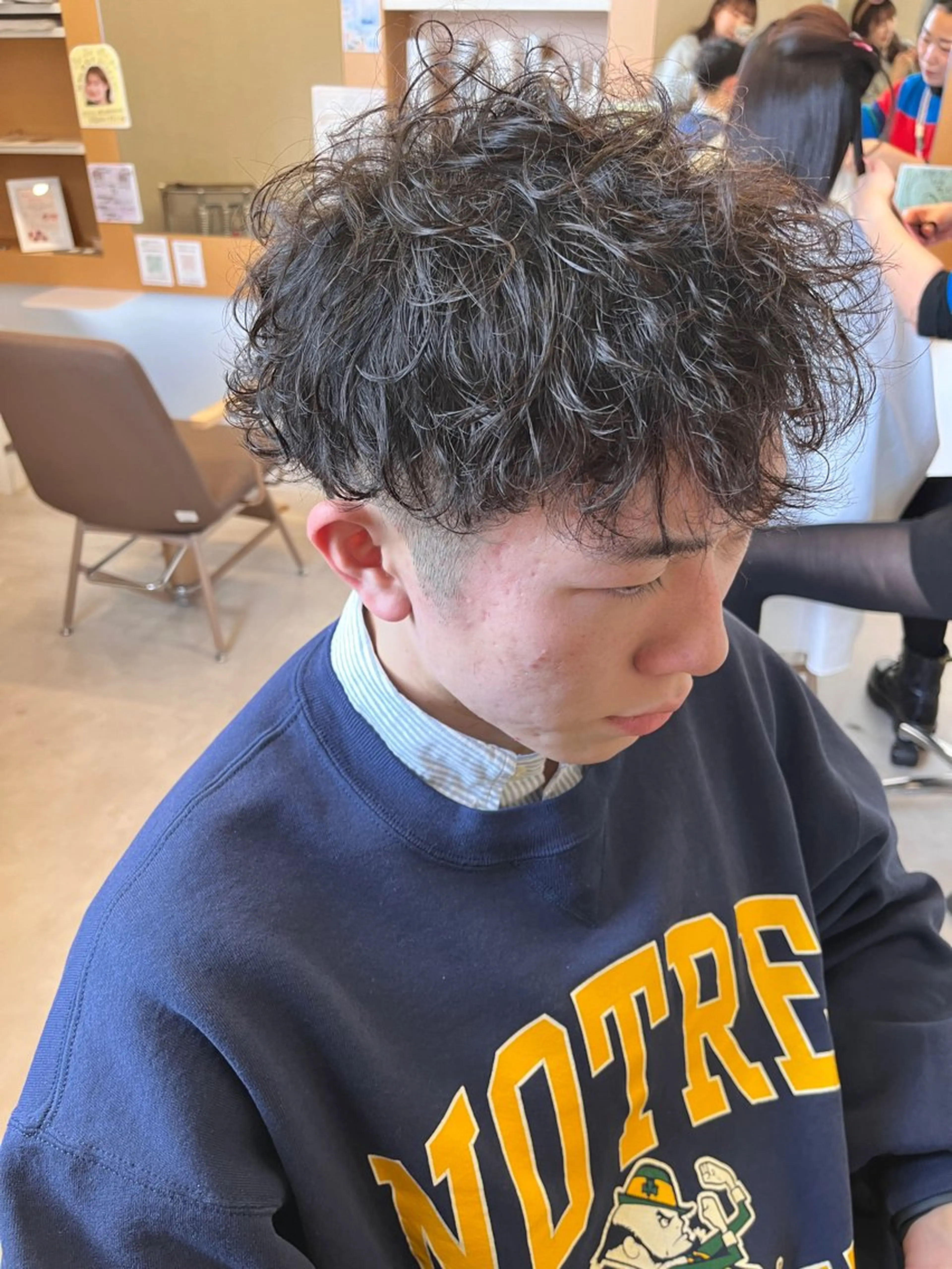 メンズ メンズパーマ カット パーマ 🌼Crellu杉山 真心🌼のヘアスタイル