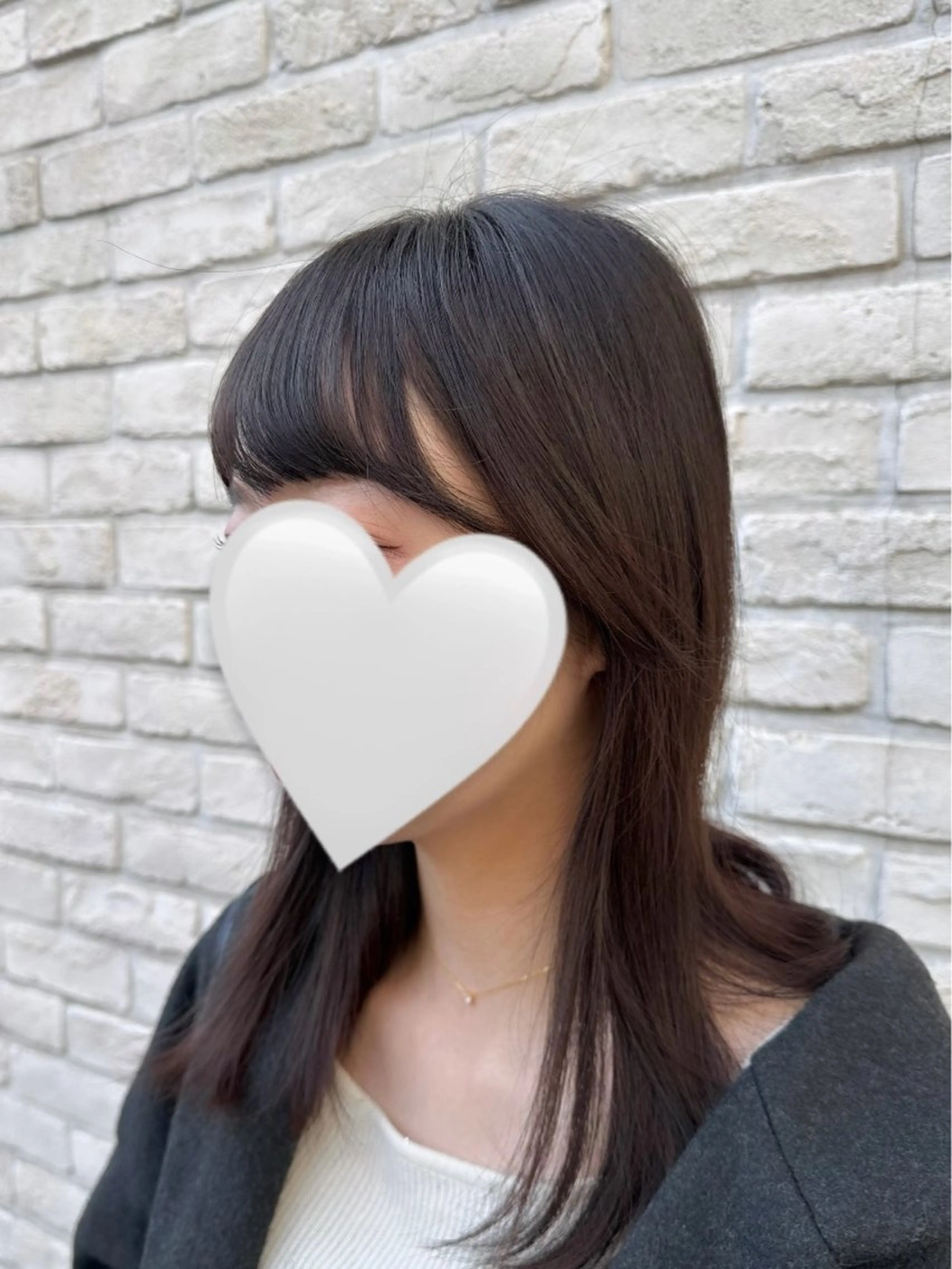 セミロング カラー カット 髪質改善カラー /ヘアメ🎀みさきのヘアスタイル