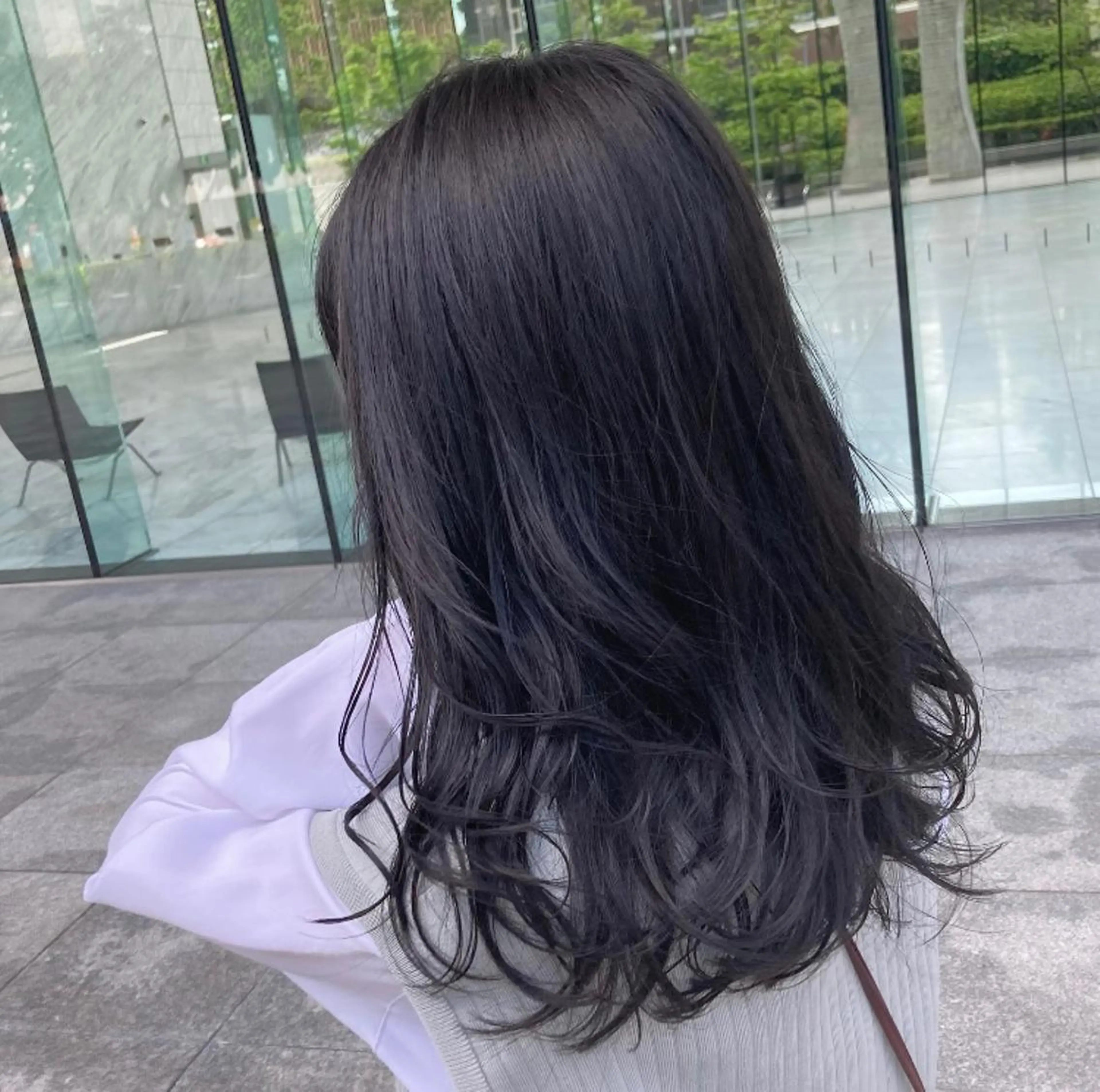 ロング カラー カット ヘアカラー トリートメント 💖ブリーチなし透明 感💖ASAHIのヘアスタイル
