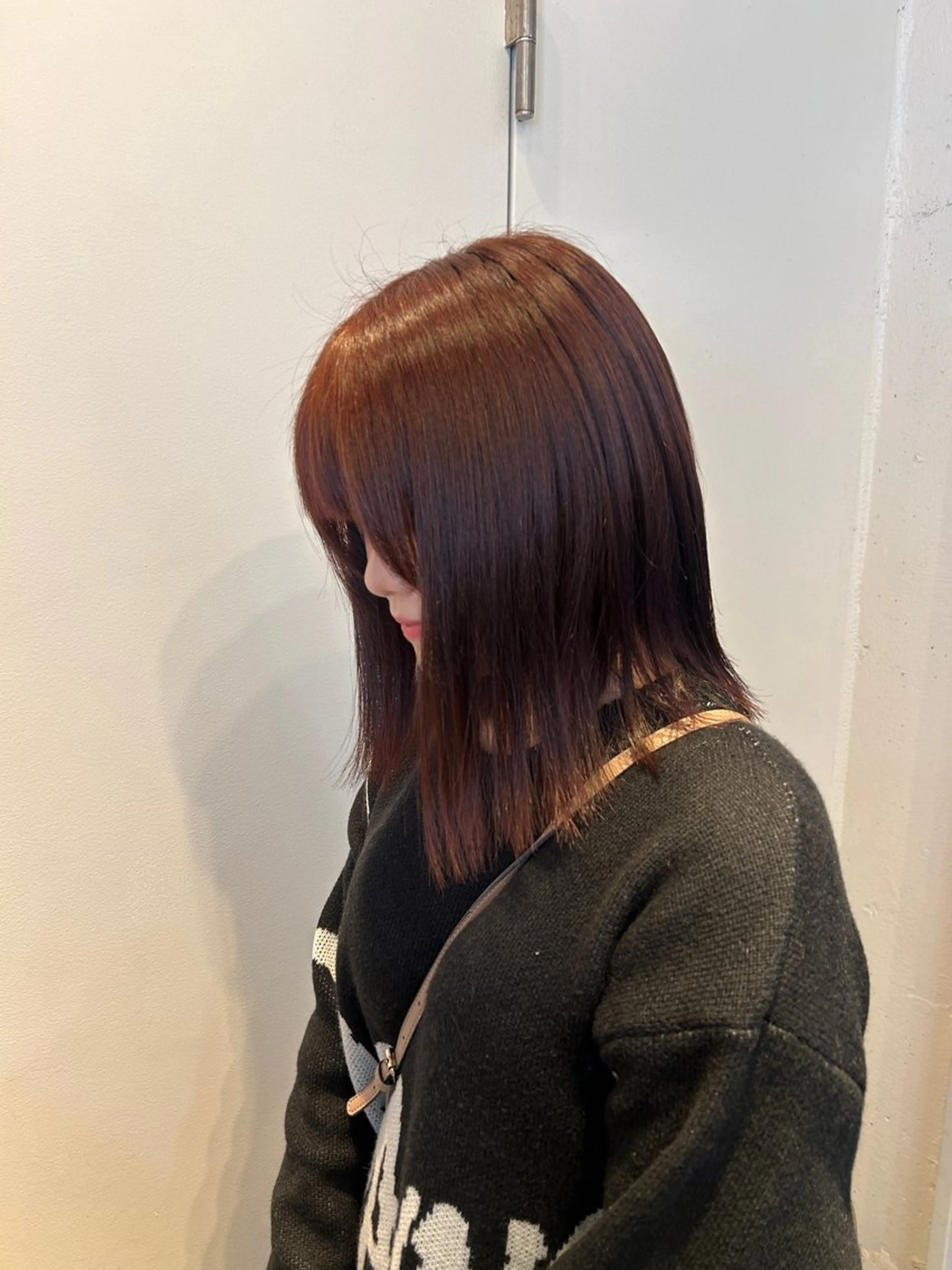 ミディアム カラー 韓国ヘア/wカラー レイヤー/RIN🎀のヘアスタイル