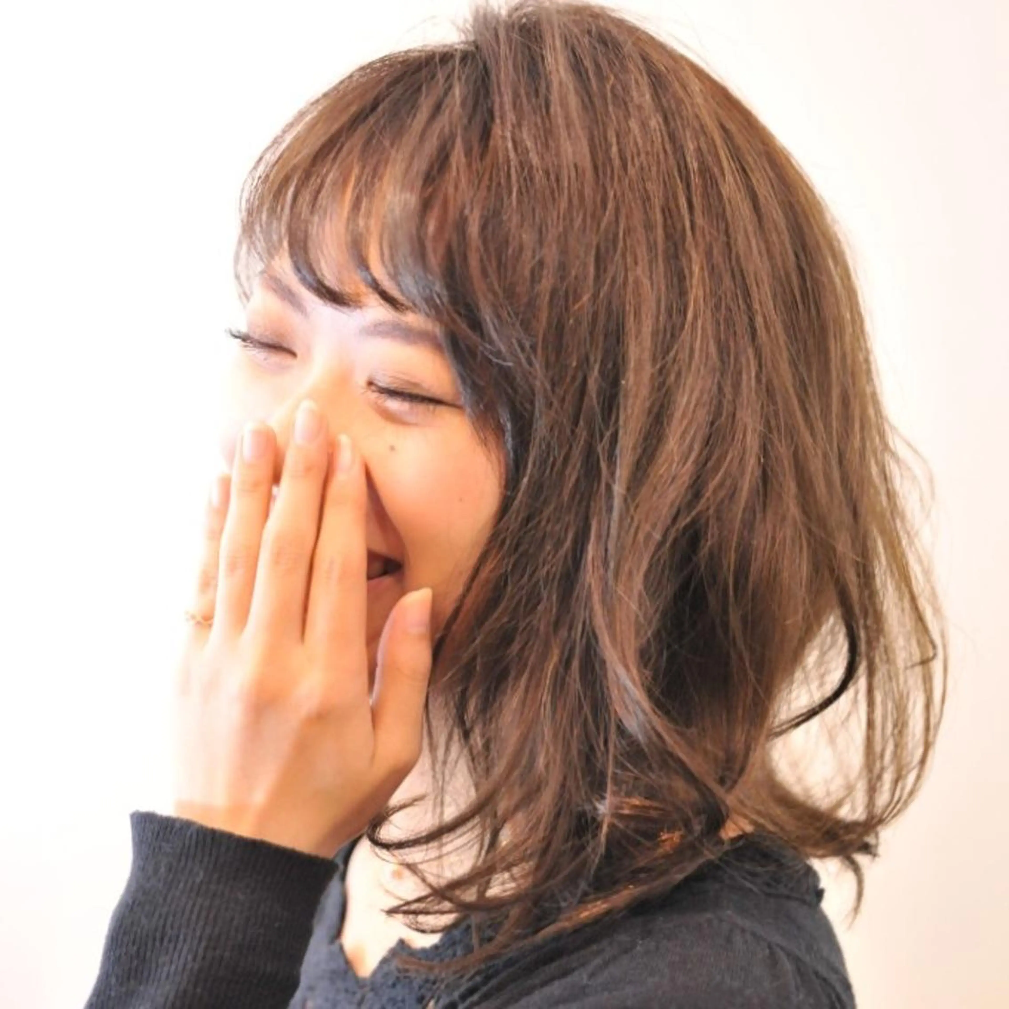 ミディアム 北川 裕暁のヘアスタイル