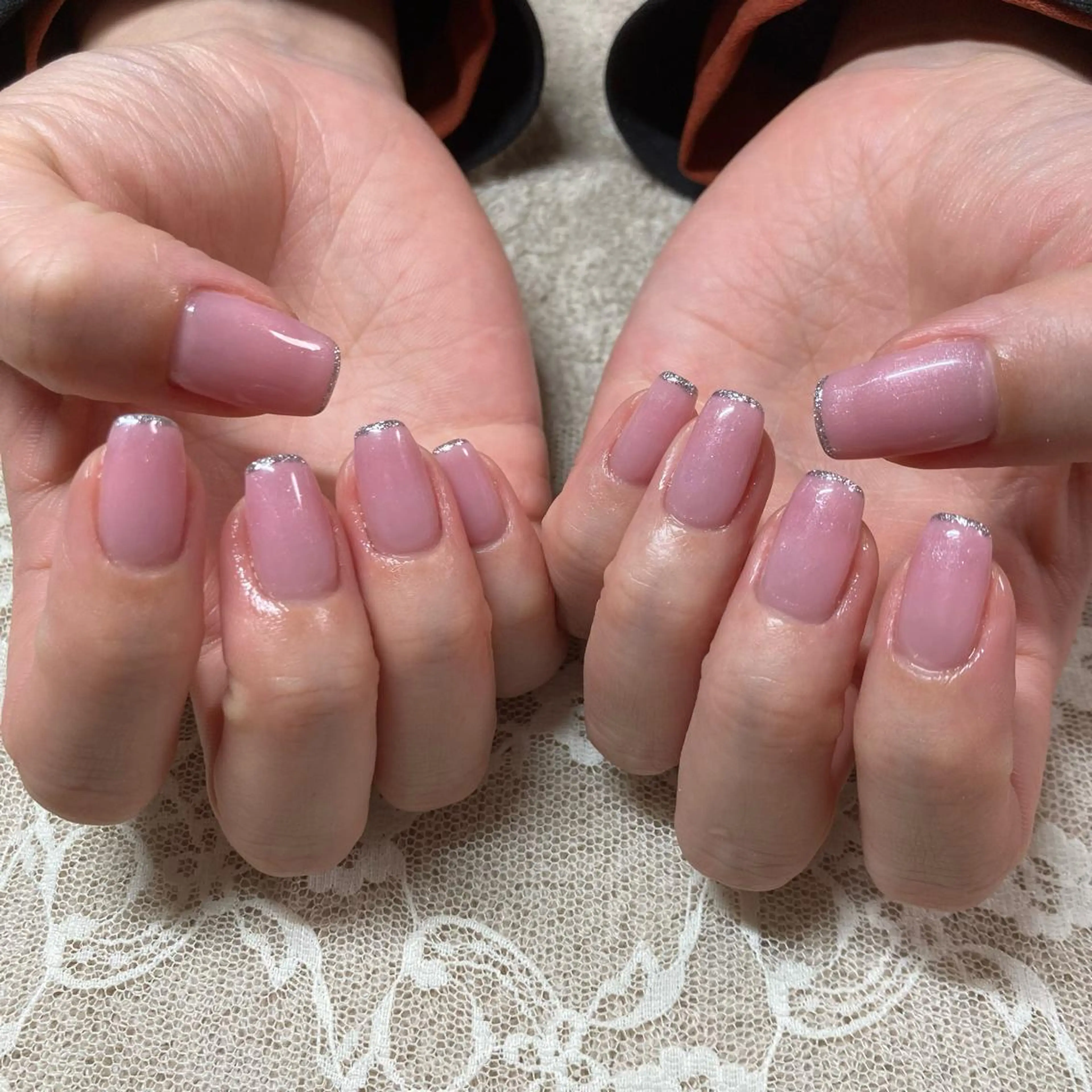 ネイル ラメ(グリッター) ワンカラーネイル ハンドネイル nails by saya所属・nails by sayaのネイルデザイン