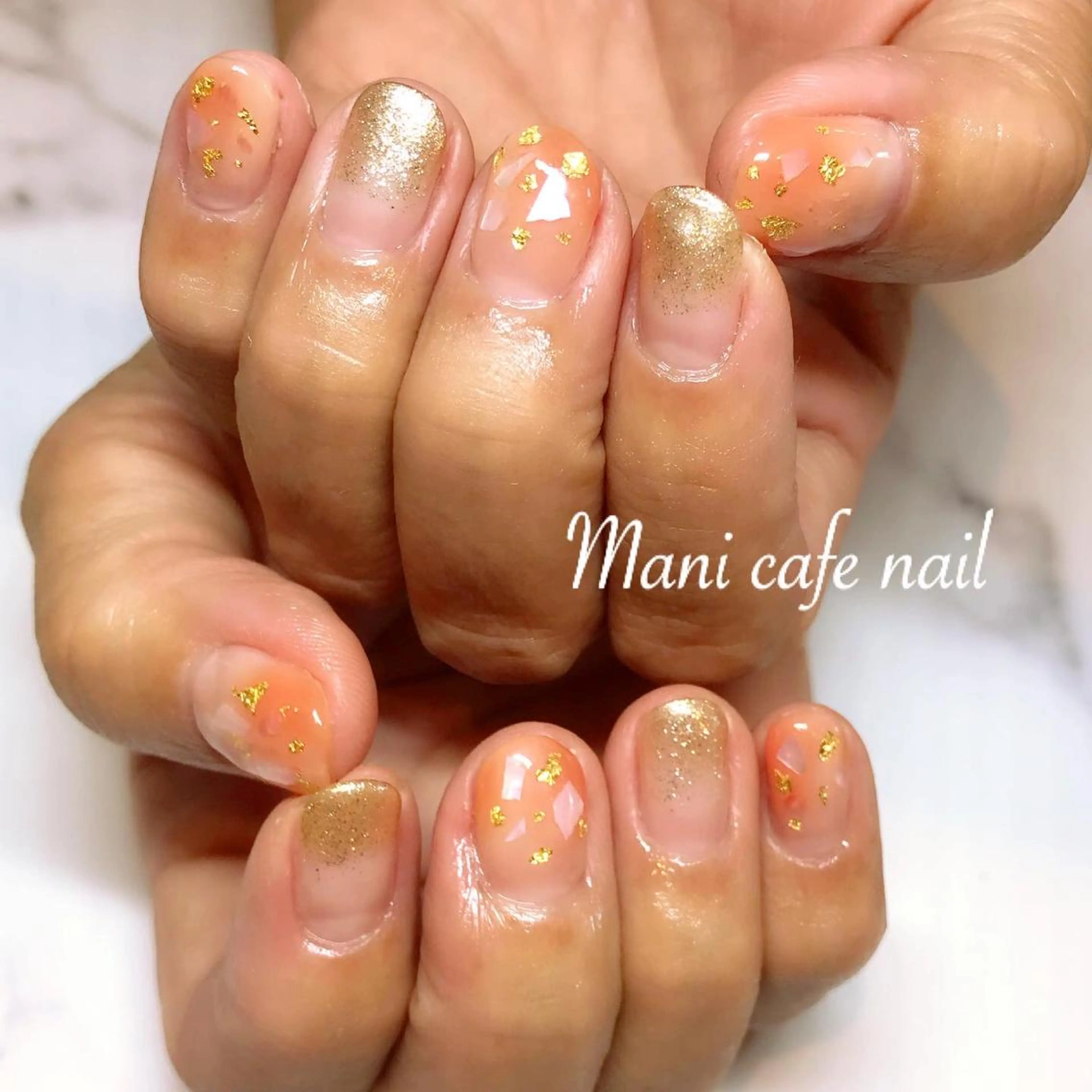 ネイル ハンドネイル Mani cafe nailのネイルデザイン