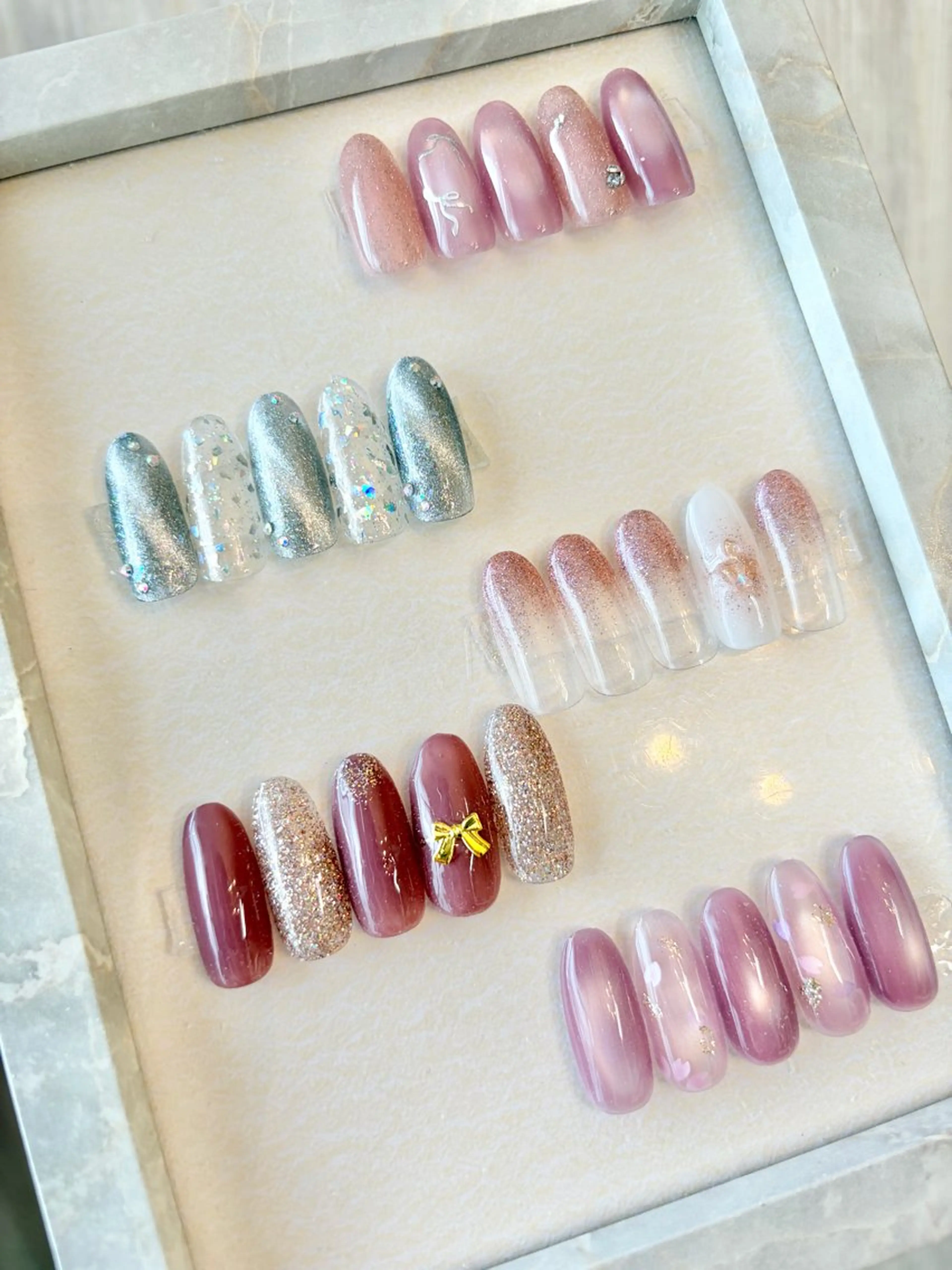 blossom〜🌸季節のデザイン🫧🤍 オフ有り+550円¨̮♡︎の写真