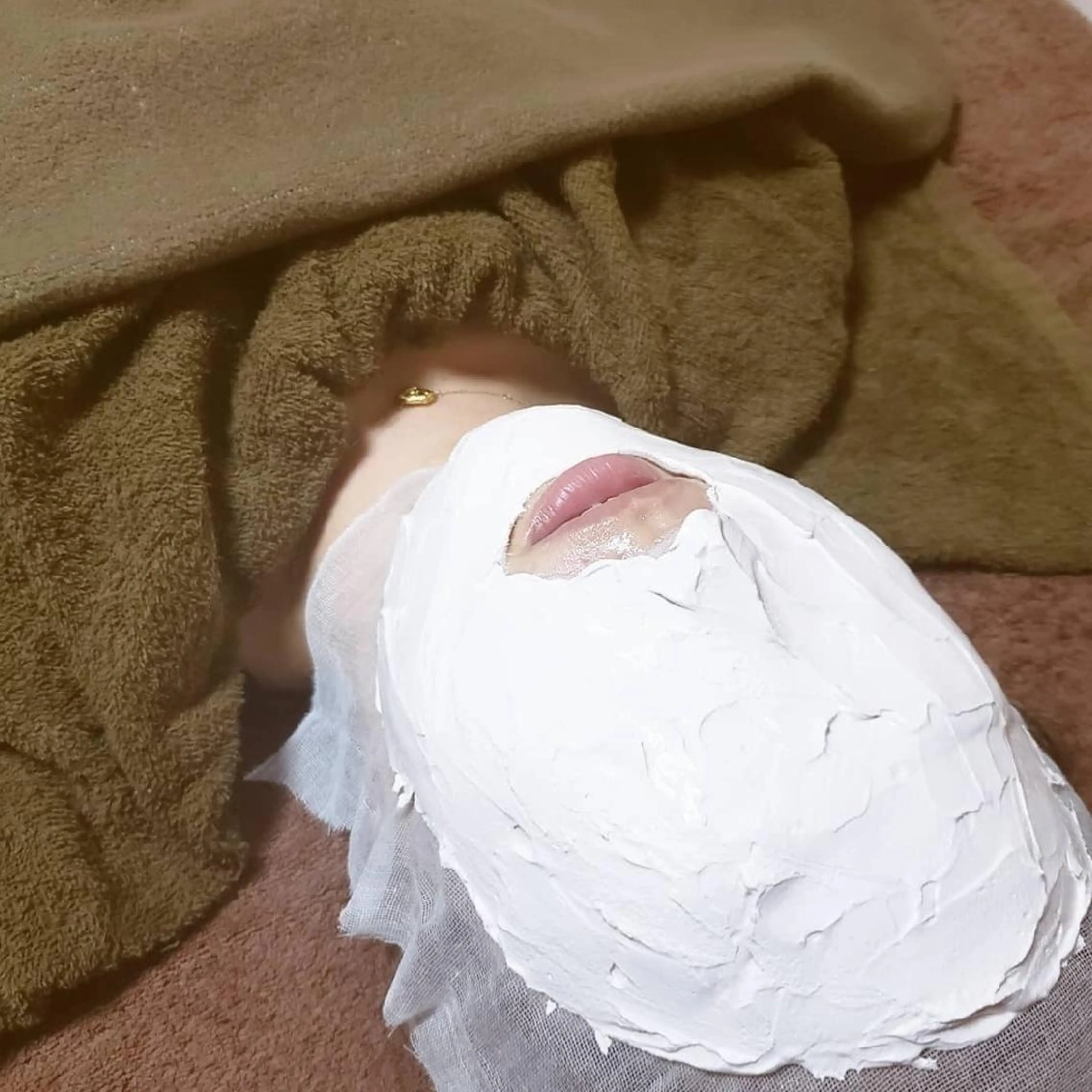 石膏フェイシャル60分コース💆✨リフトアップ/トーンアップ/乾燥肌の方向け🎵の写真