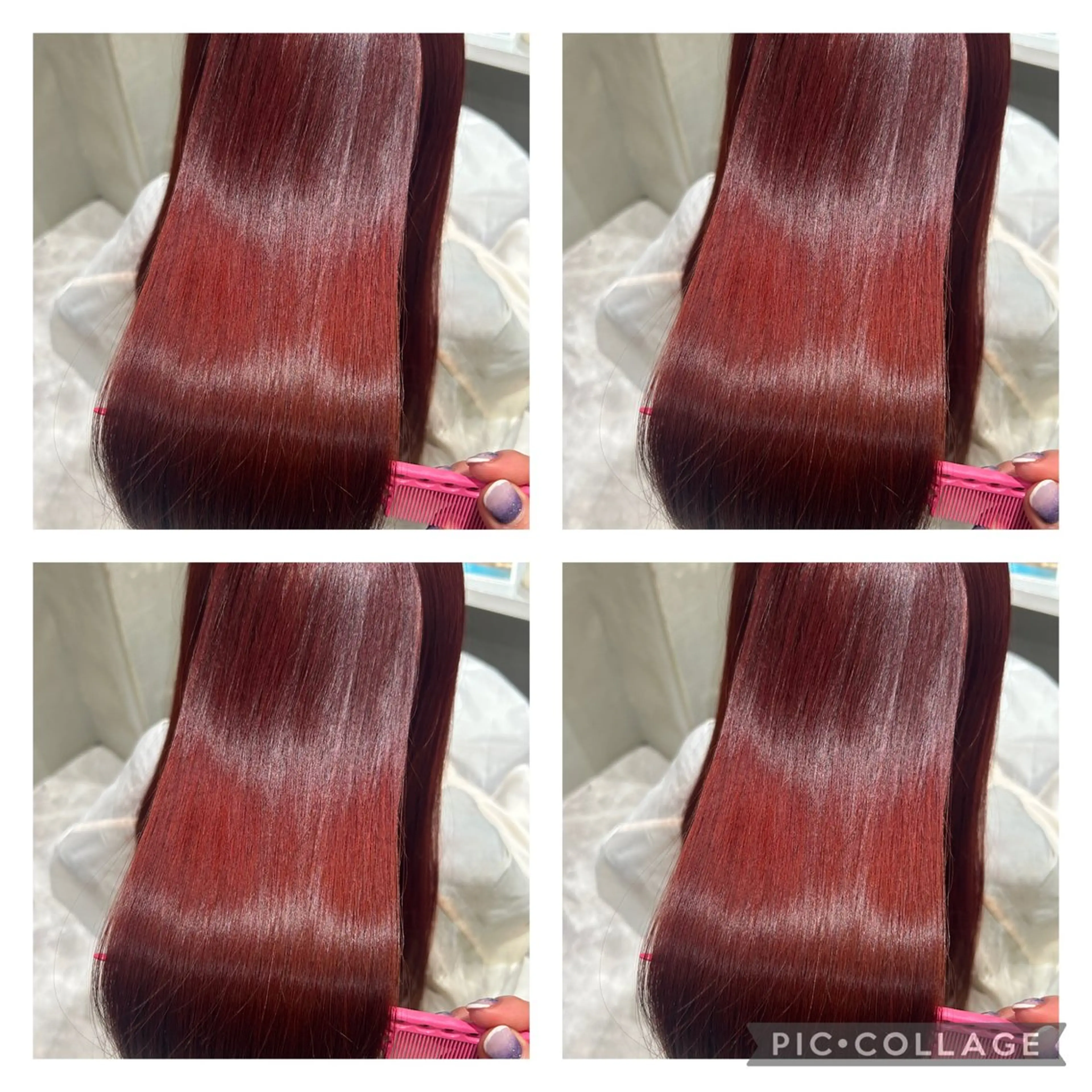 ロング カラー カット ヘアカラー トリートメント レイヤーカット/ 縮毛矯正🇰🇷早坂のヘアスタイル