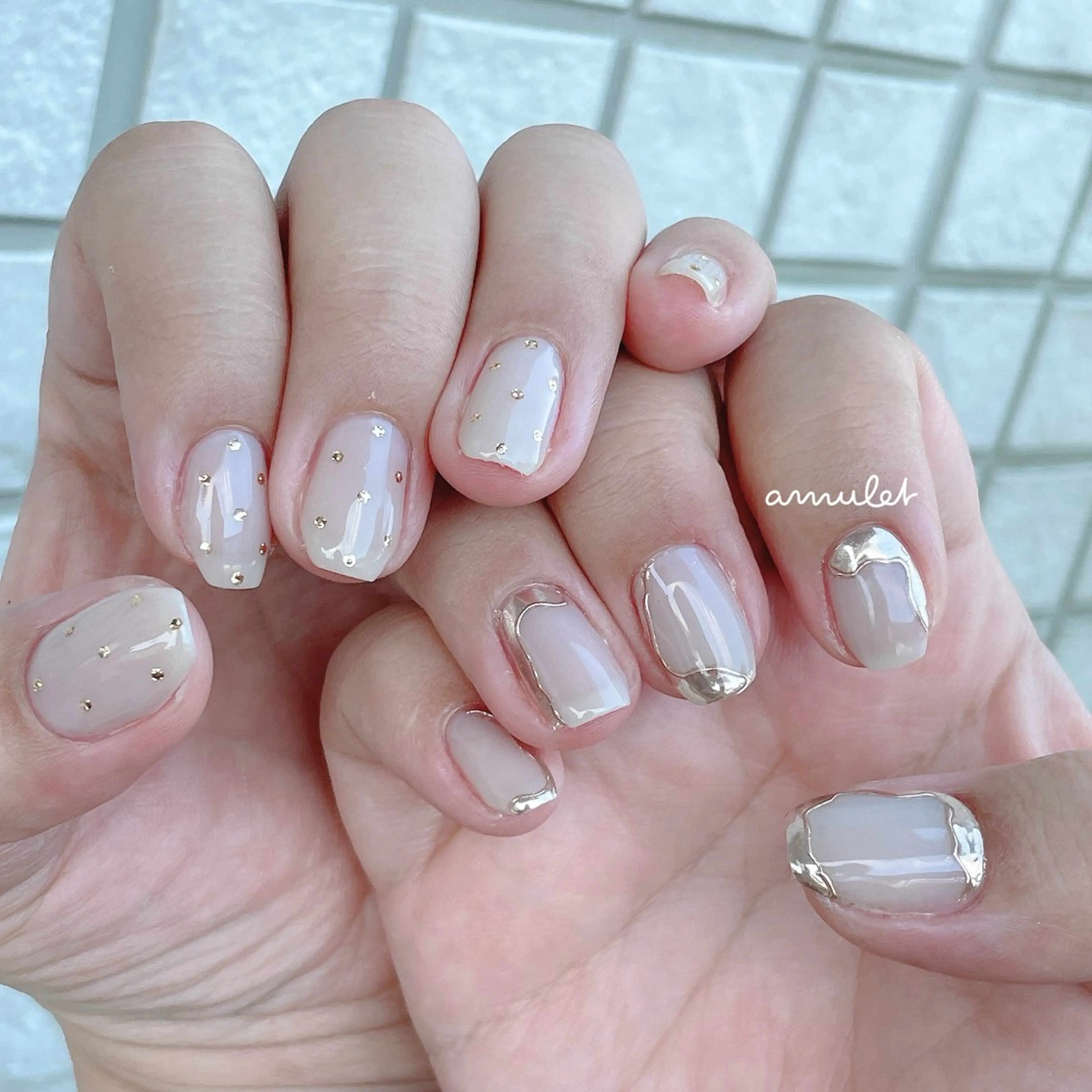 ネイル ハンドネイル amulet TOMOMIのネイルデザイン