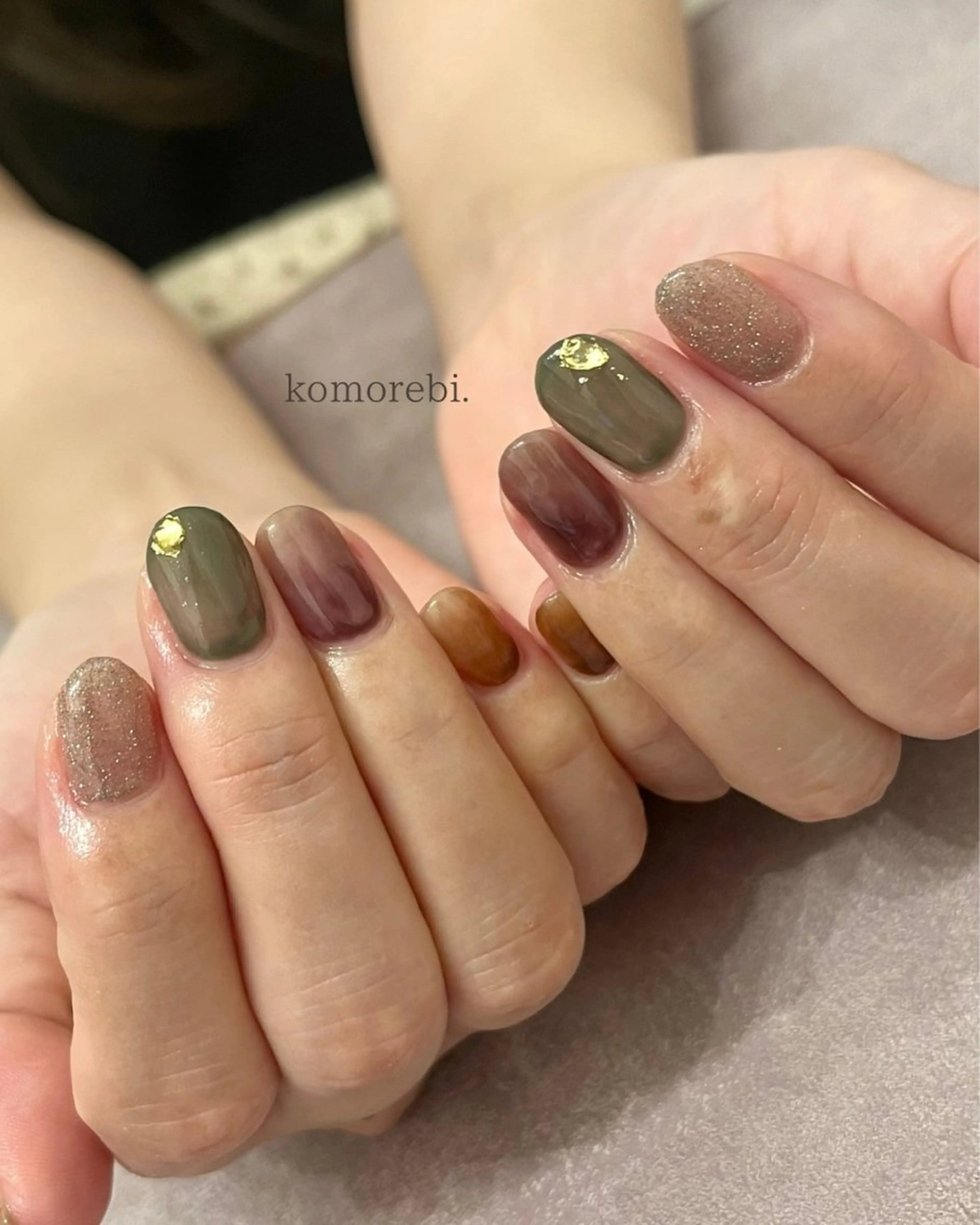 ネイル komorebi. 小峯 真実のネイルデザイン