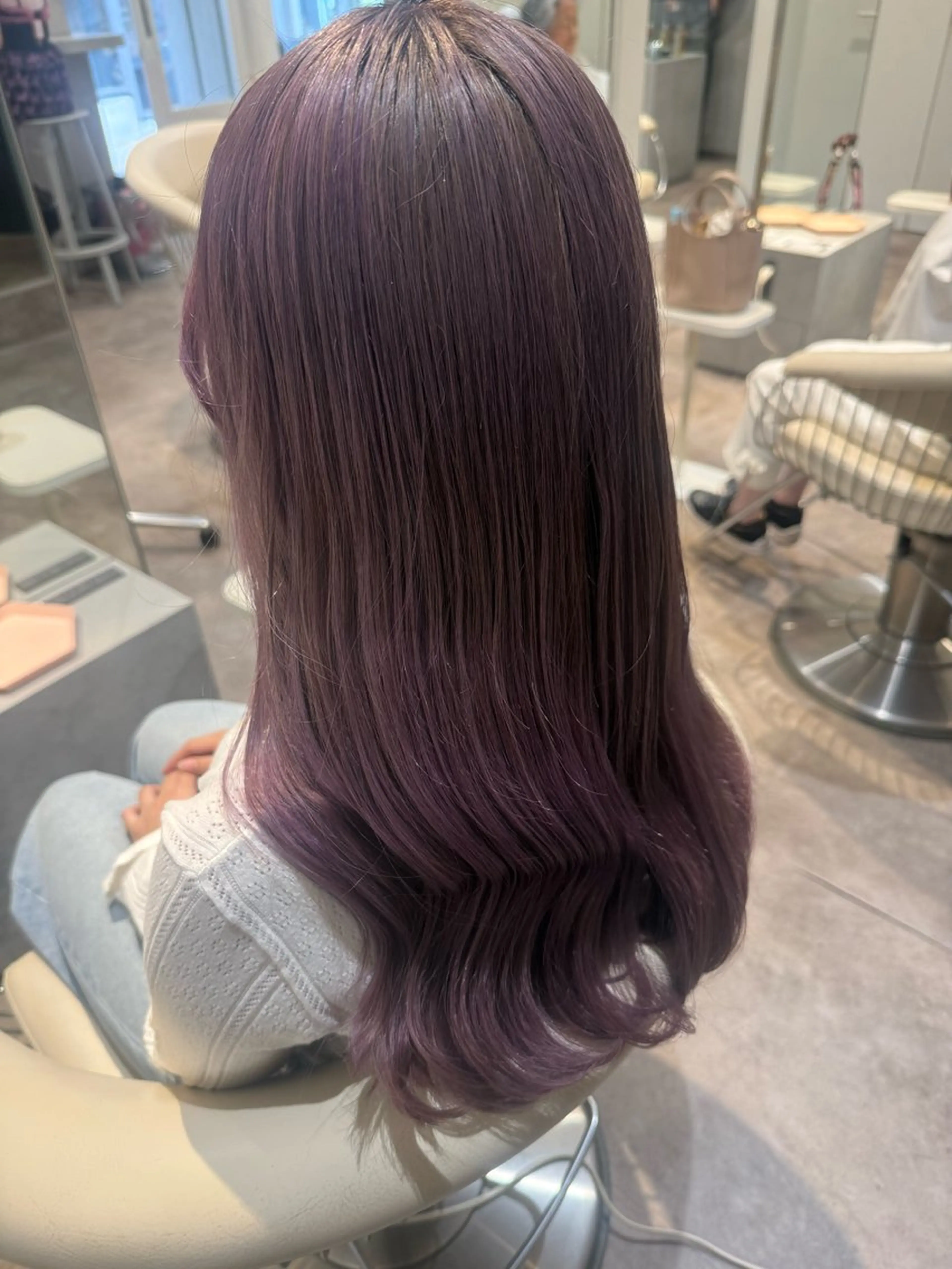 ロング カラー ベージュカラー ブリーチ ケアブリーチ 透明感カラー ハイトーンカラー カット ヘアカラー 💎透明感カラー特化 💎TAISEIのヘアスタイル