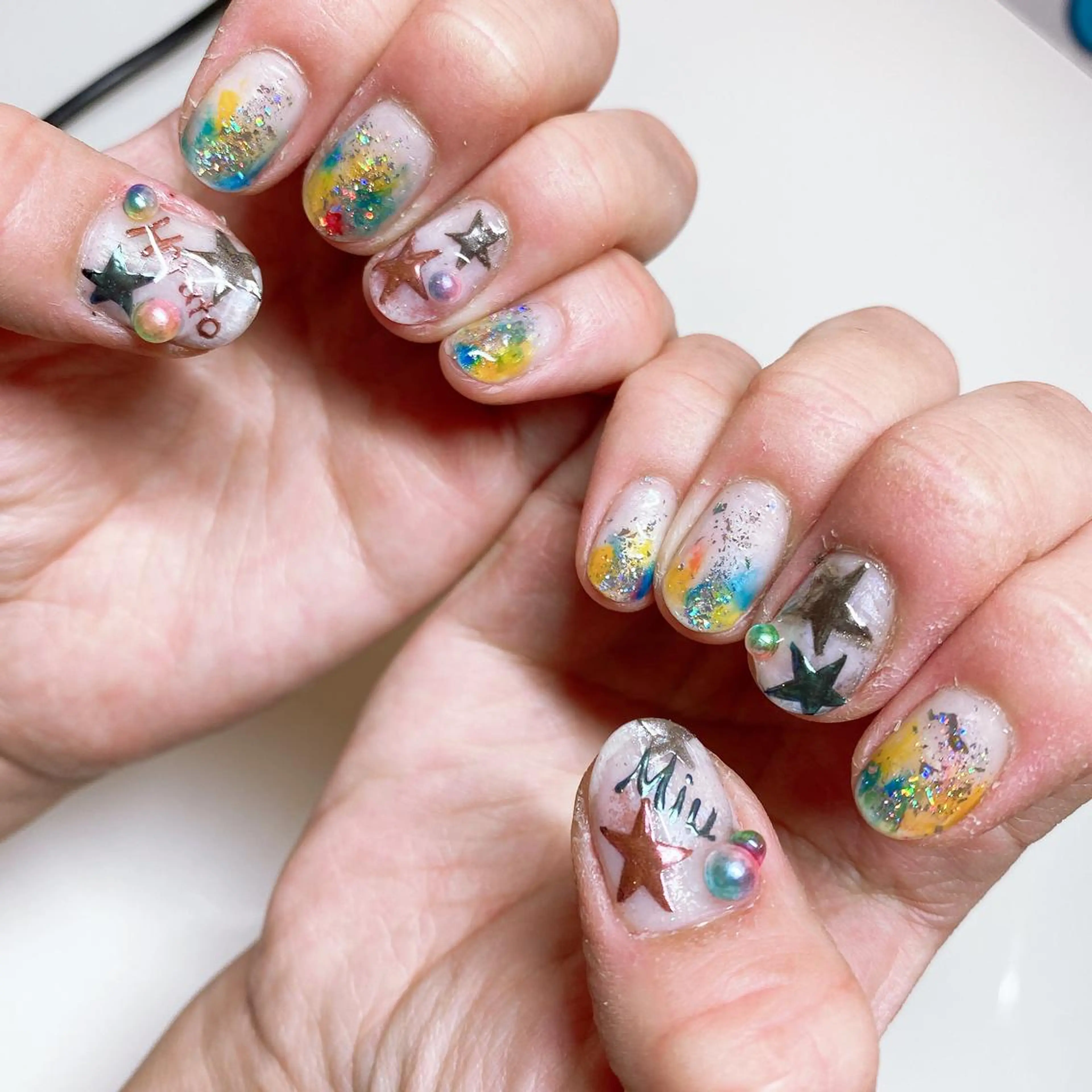 ネイル 田口 美奈のヘアスタイル