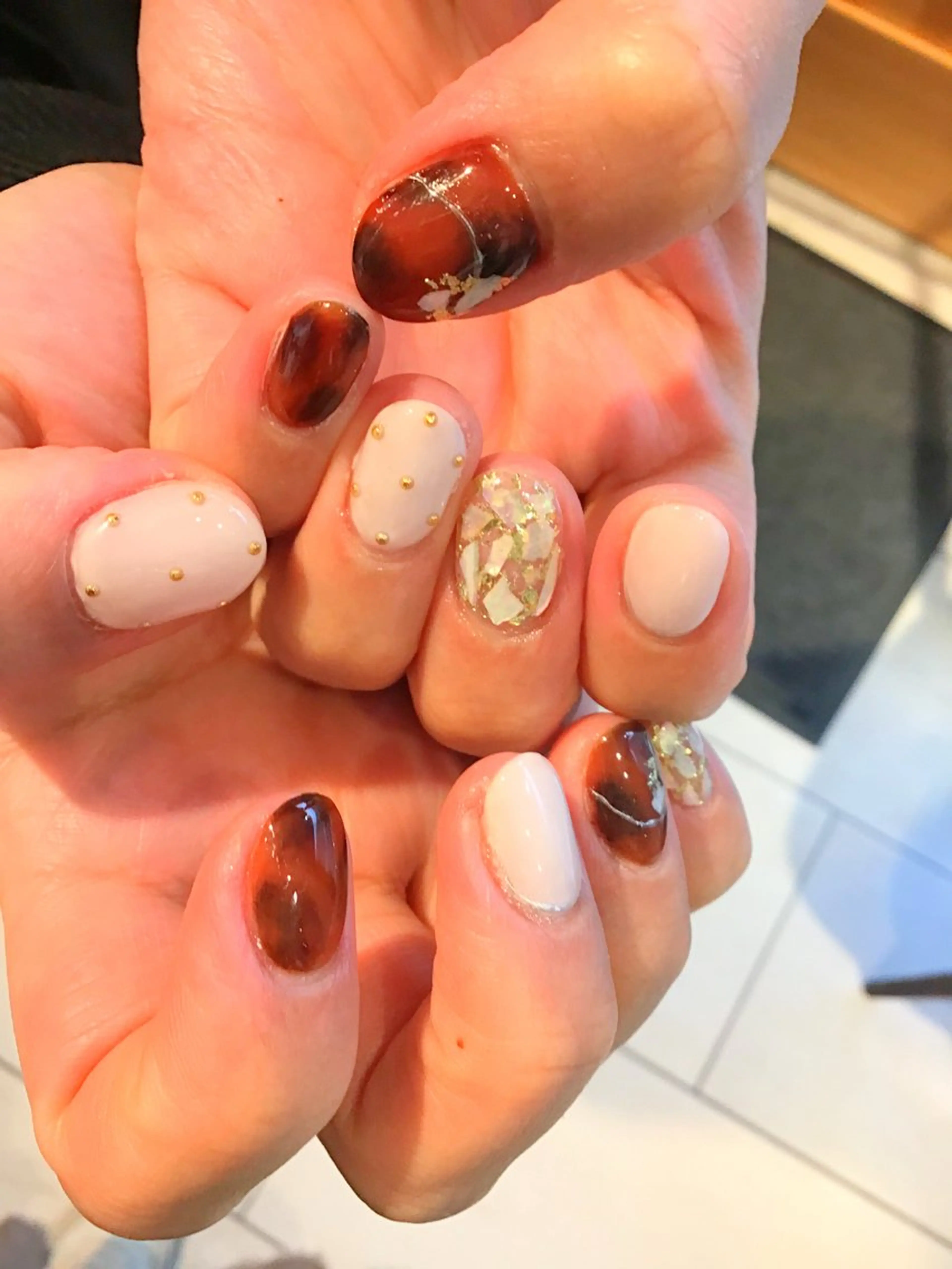 ネイル 持ち込み Nest 岩崎のネイルデザイン