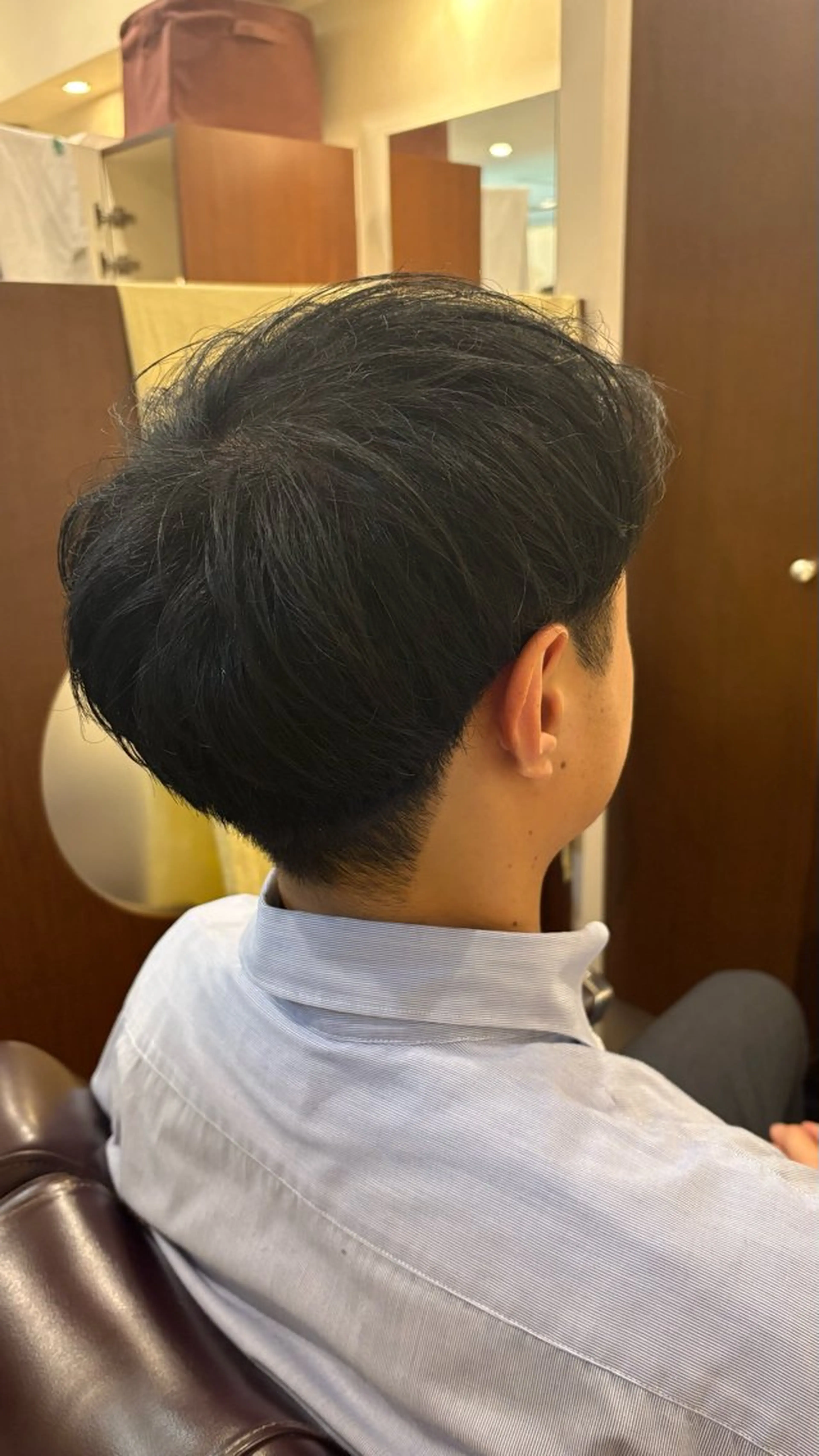 ミディアム メンズ コンダ フウマのヘアスタイル