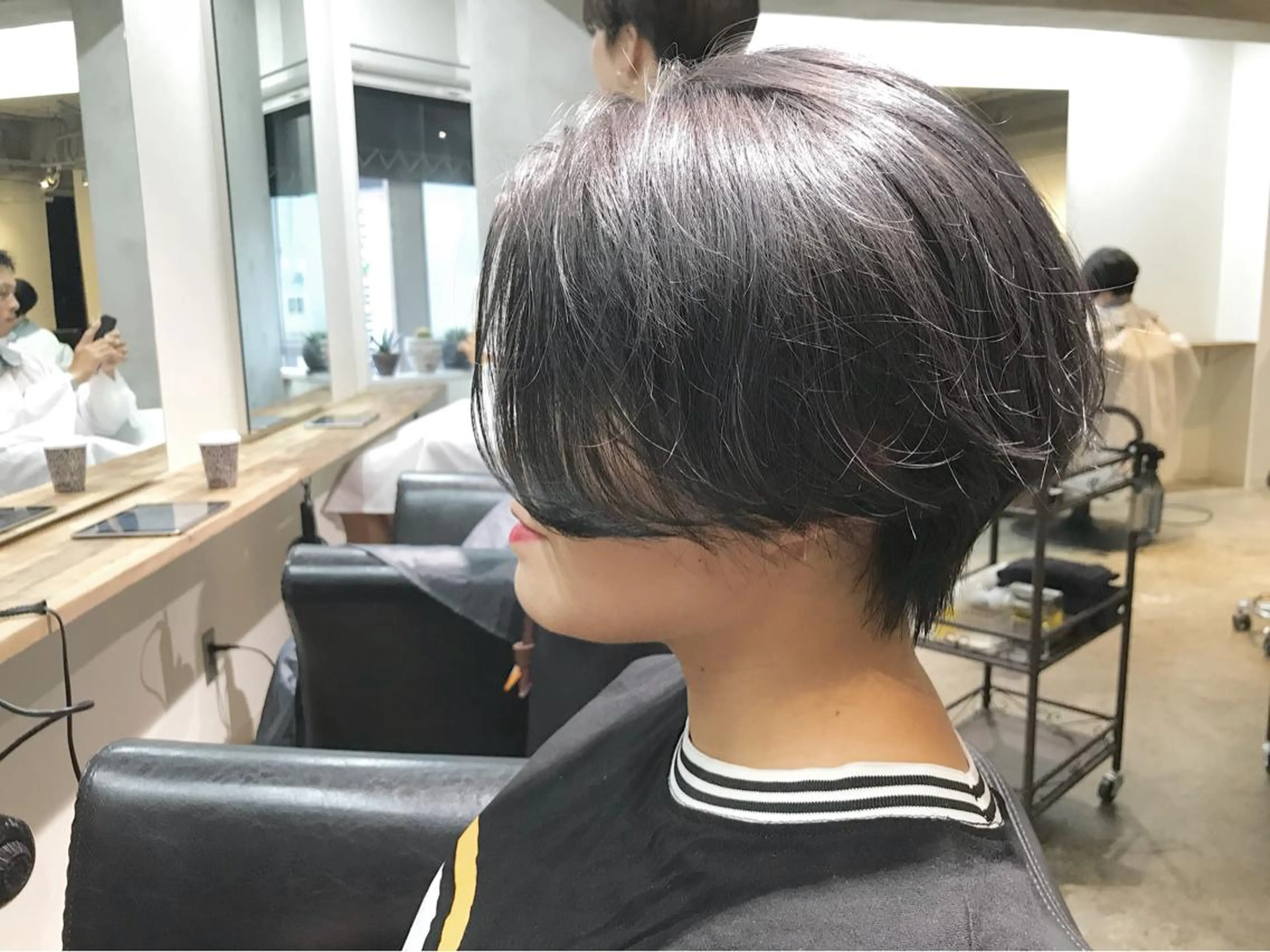 ショート カラー カット ヘアカラー トリートメント 坂本 裕介/パーマのヘアスタイル