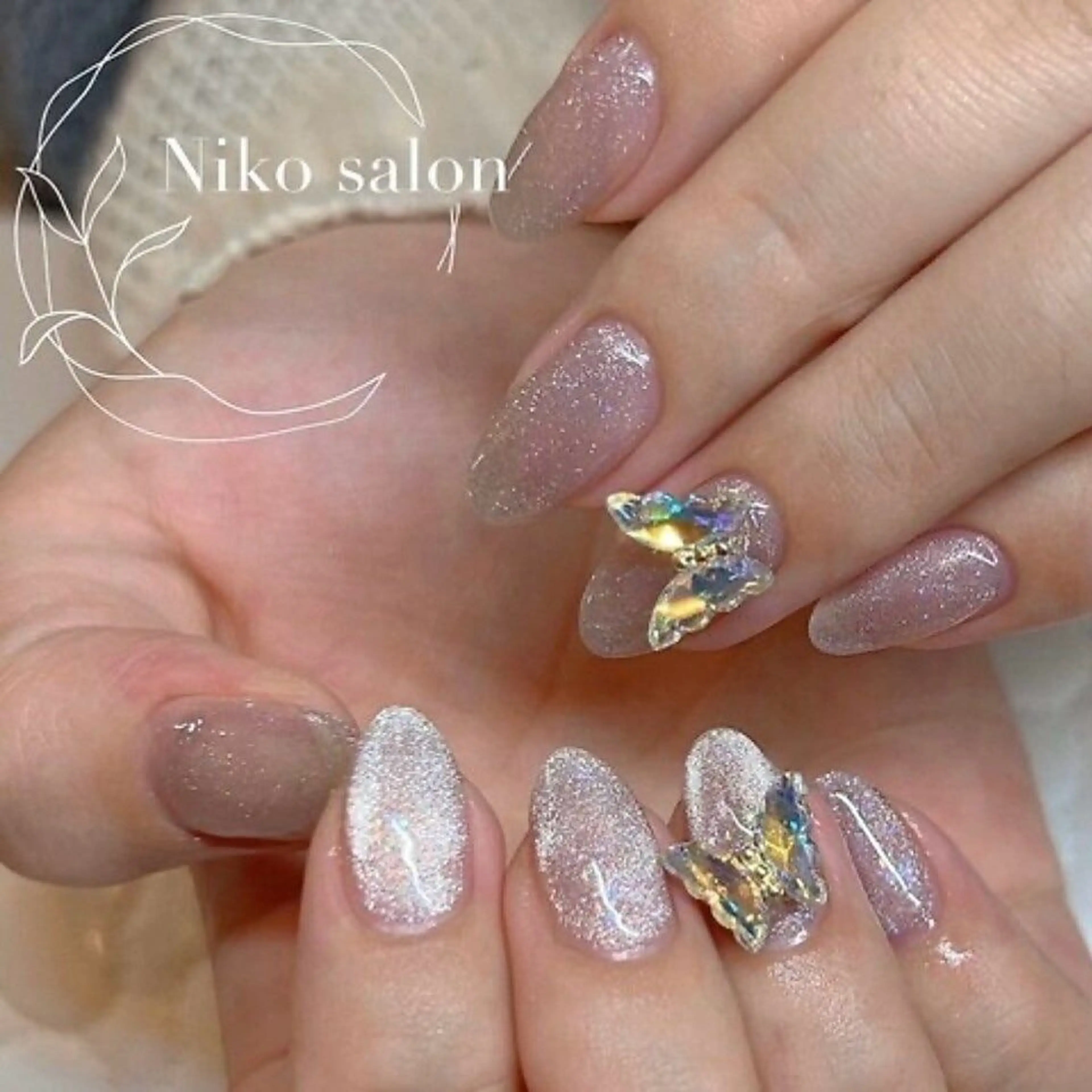 ネイル チークネイル 長さ出し フットネイル フレンチネイル ジェルネイル ハンドネイル Niko Nail salon 銀座本店のネイルデザイン