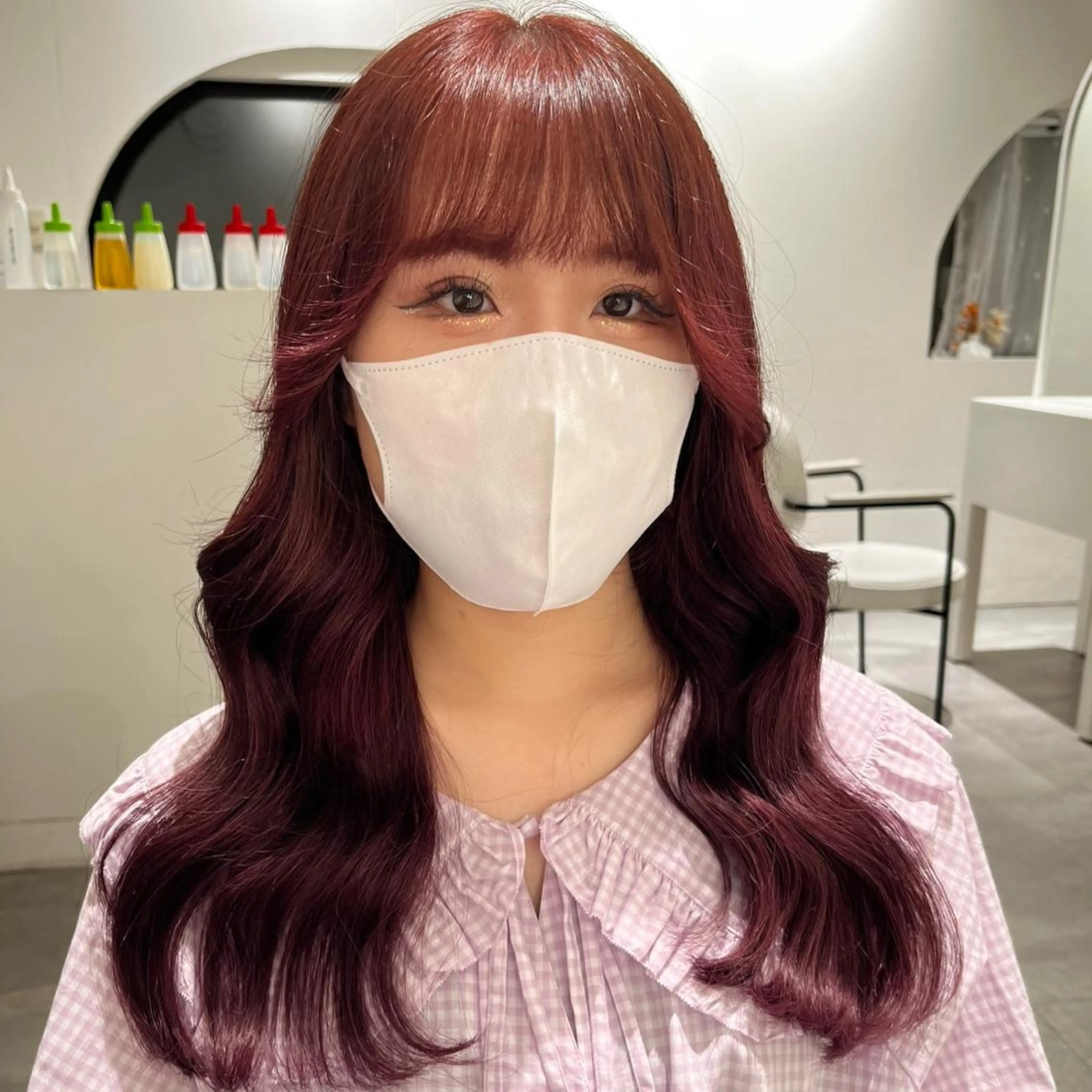 ロング カラー MOE🐈‍⬛🎀 エクステ/ワンホンのヘアスタイル