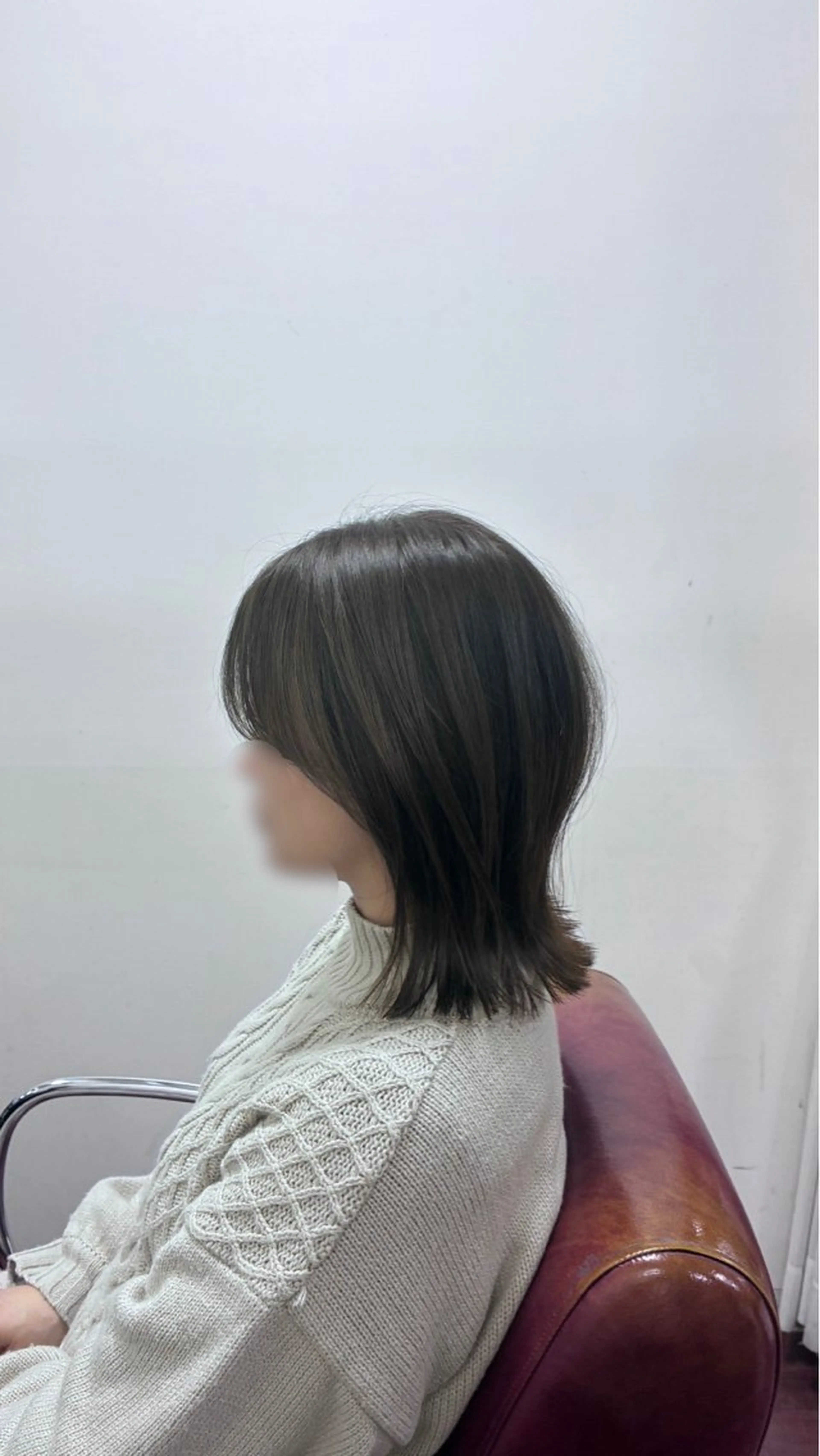 ミディアム ボブレイヤー ボブ レイヤーカット 外ハネヘア 縮毛矯正 大畑 拓翔のヘアスタイル