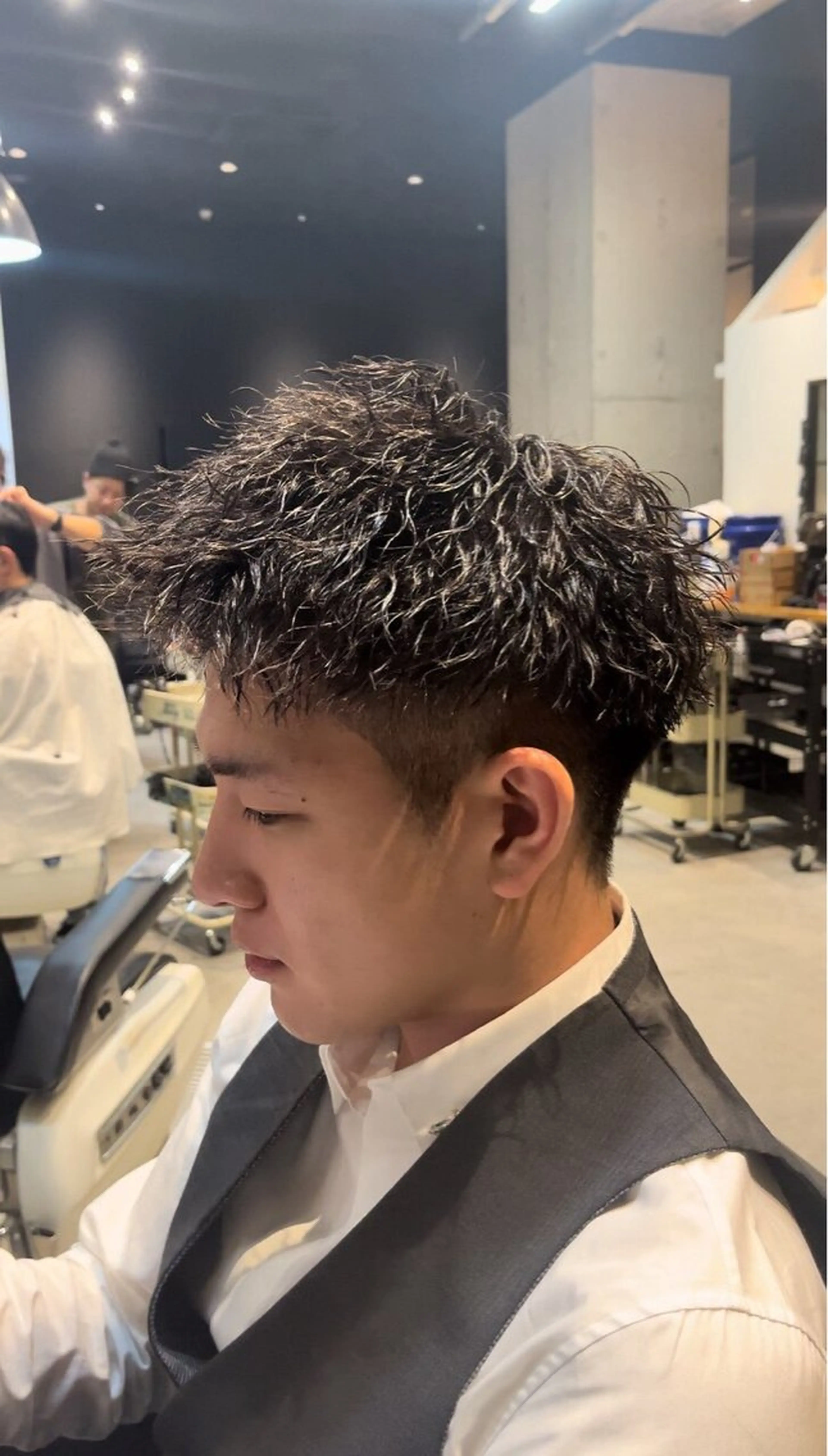 カット+ツイストスパイラルの写真