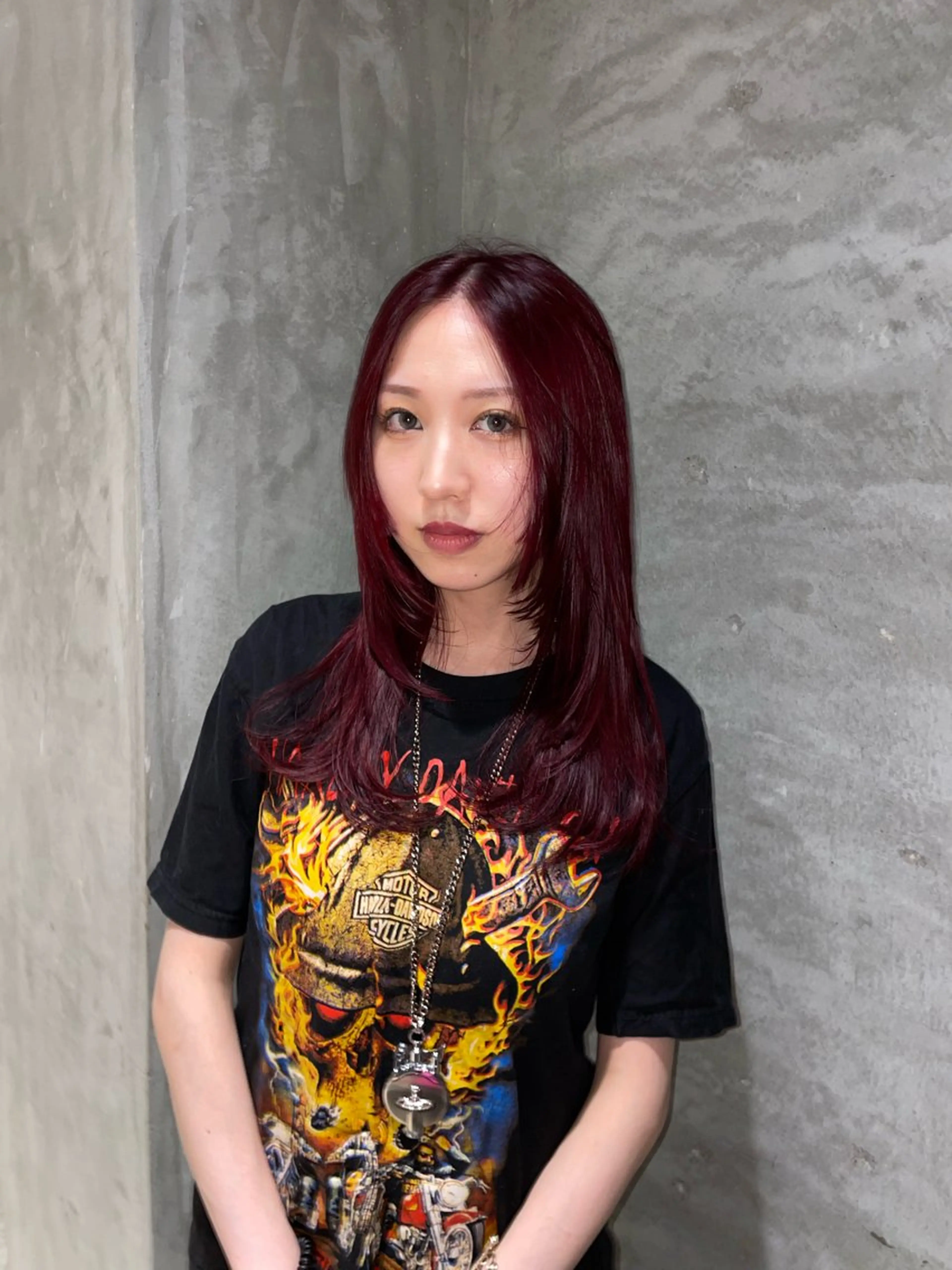 cut double colorの写真