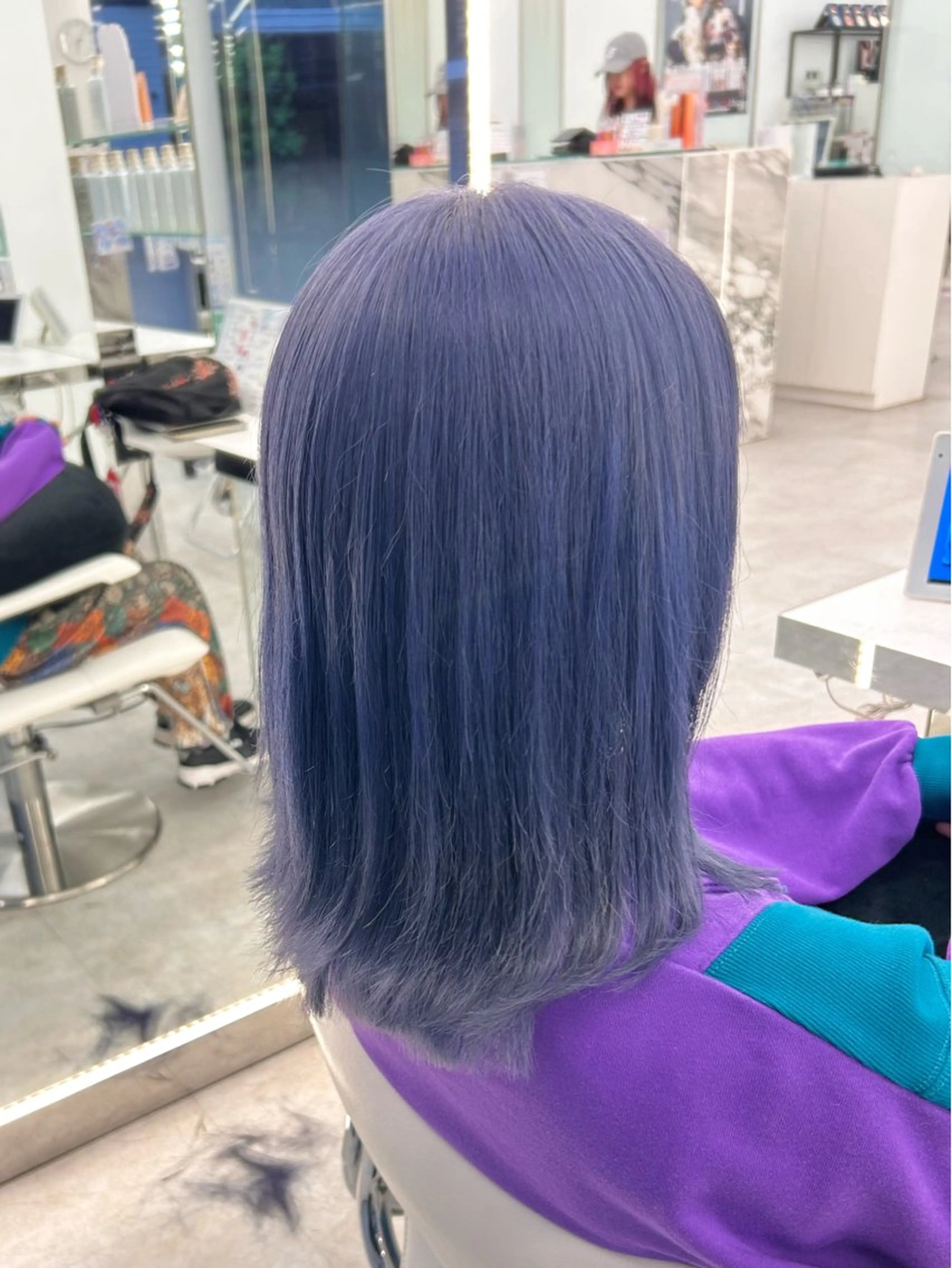ミディアム カラー ヘアカラー ヘッドスパ はるか/透明感カラー /ヘアアレンジ🤍のヘアスタイル