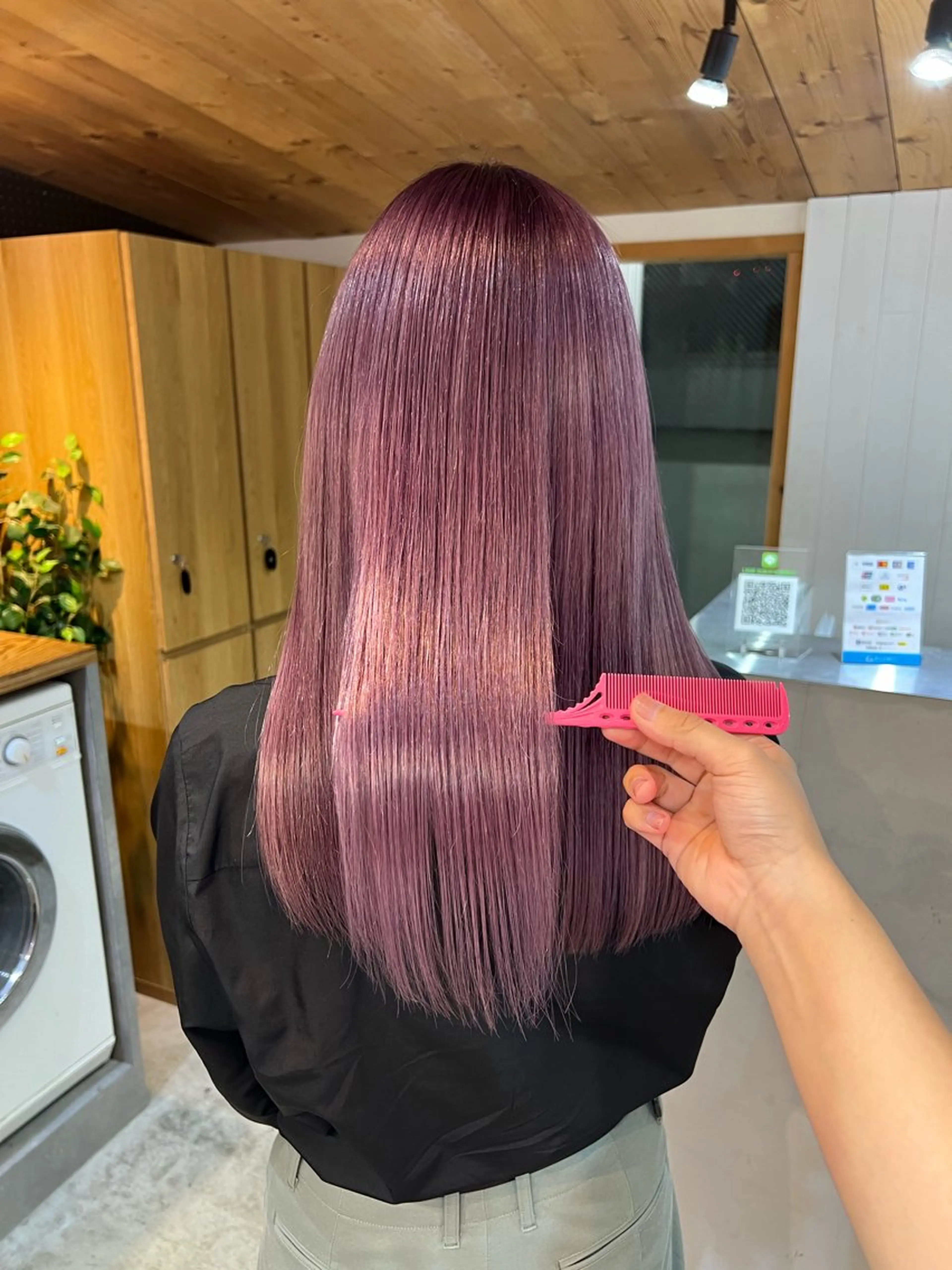 セミロング 暖色カラー/レイヤー カット☁️MEI☁️のヘアスタイル