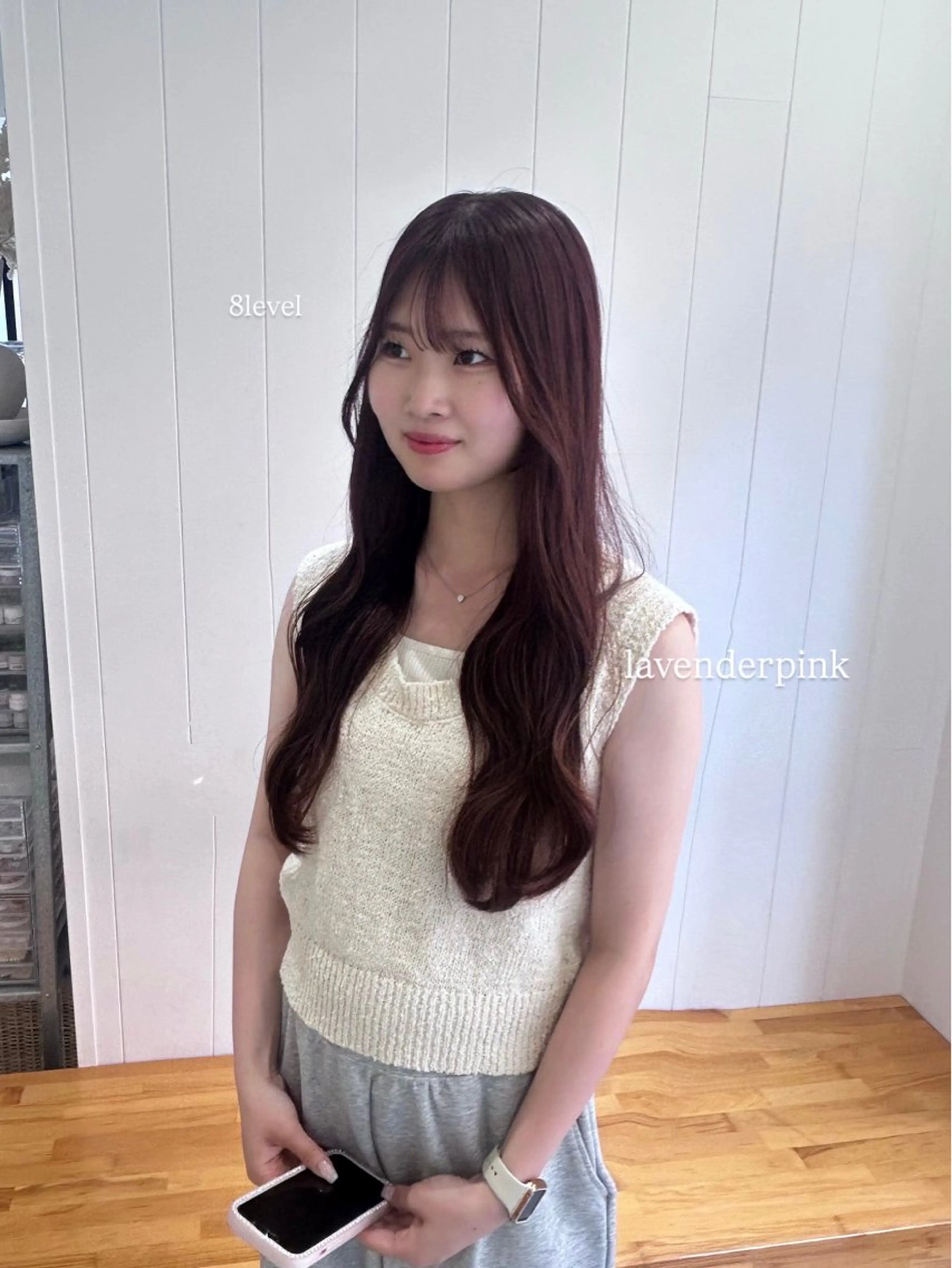 ロング カラー カット ヘアカラー トリートメント 顔周り/レイヤー 🤍マリノのヘアスタイル