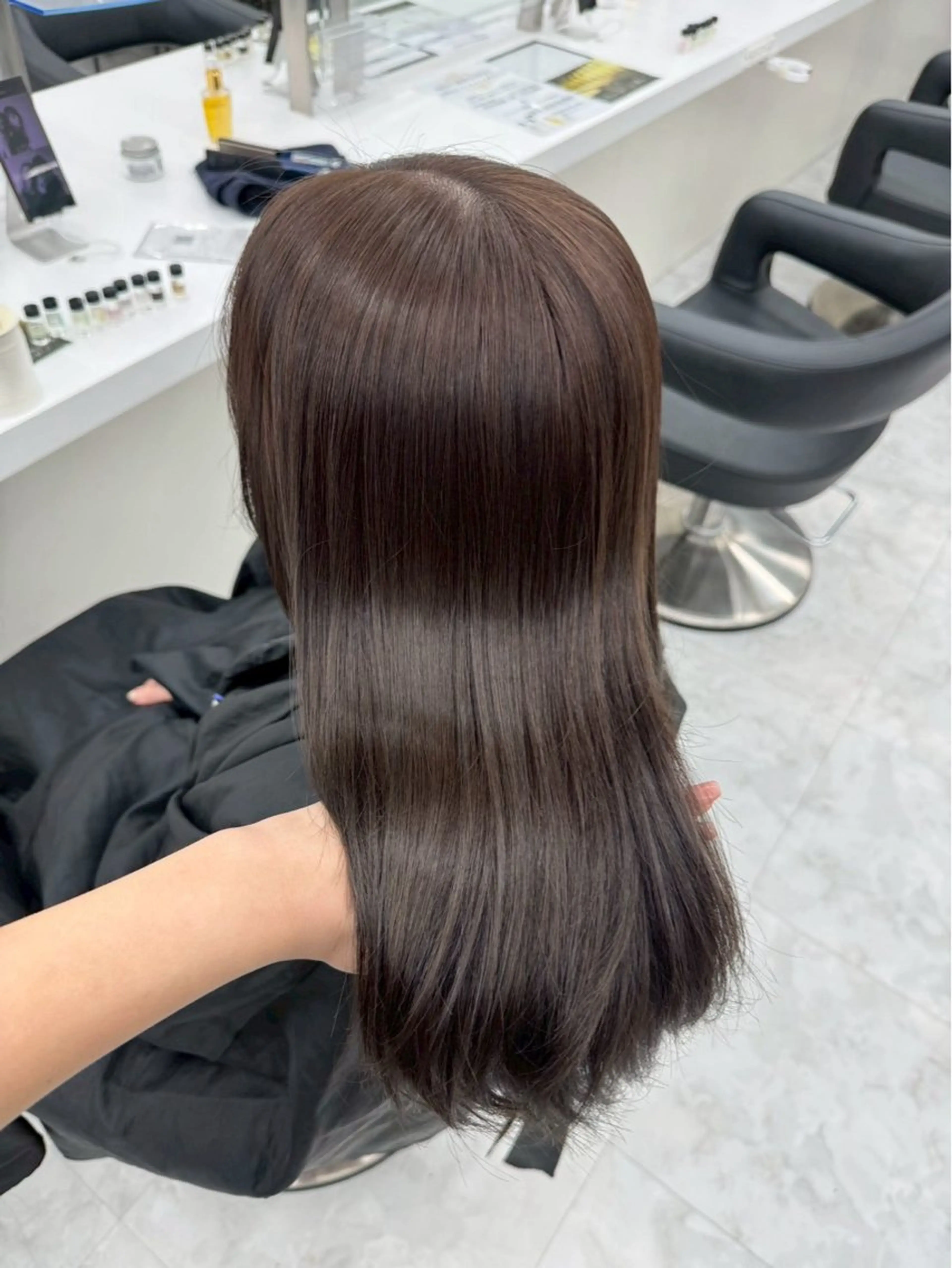 ワンカラー+髪質改善🫧🤍*･゜の写真