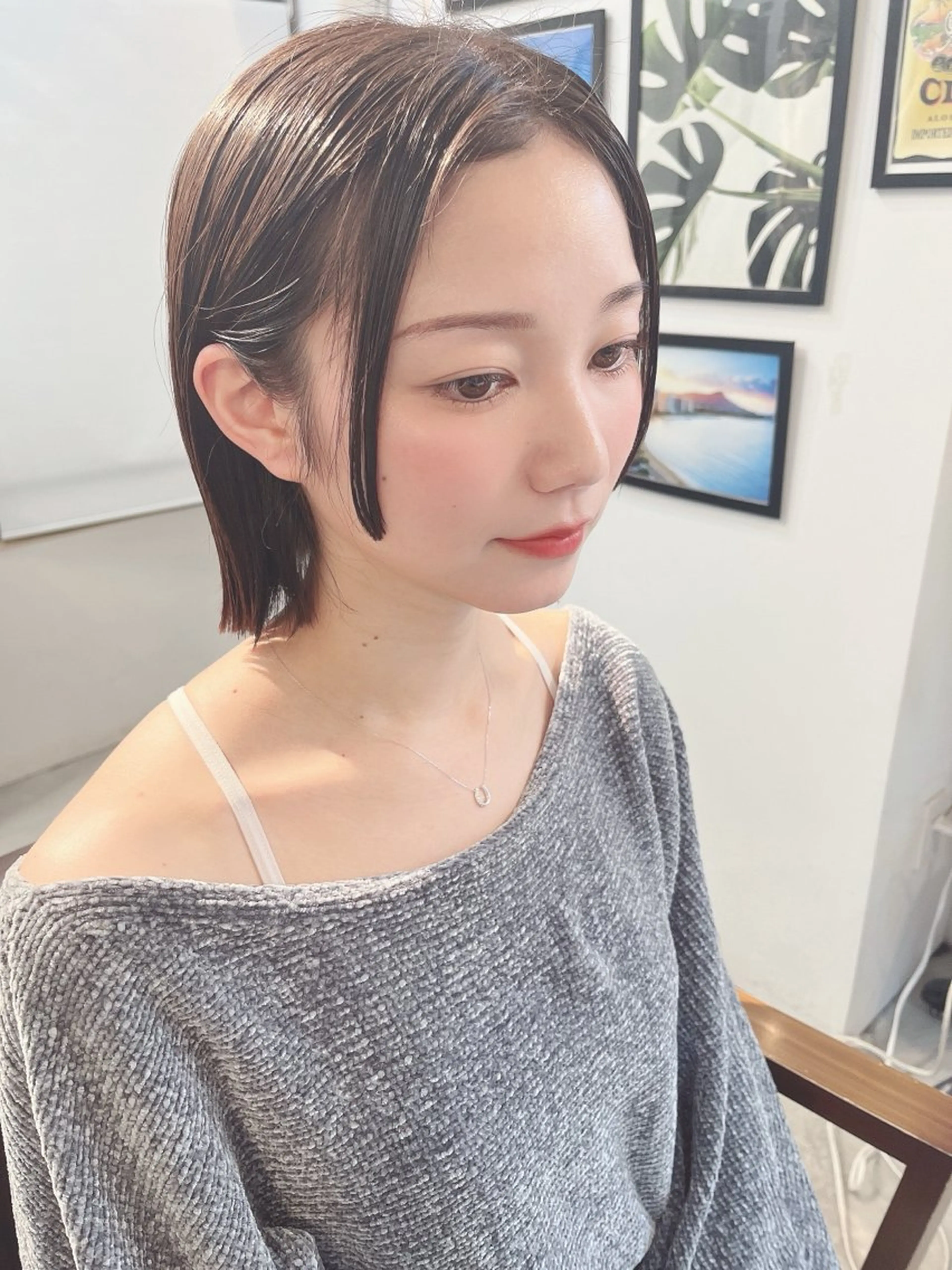 ショート カラー ボブ カット ヘアカラー トリートメント mattsu所属・松川 智行のヘアスタイル