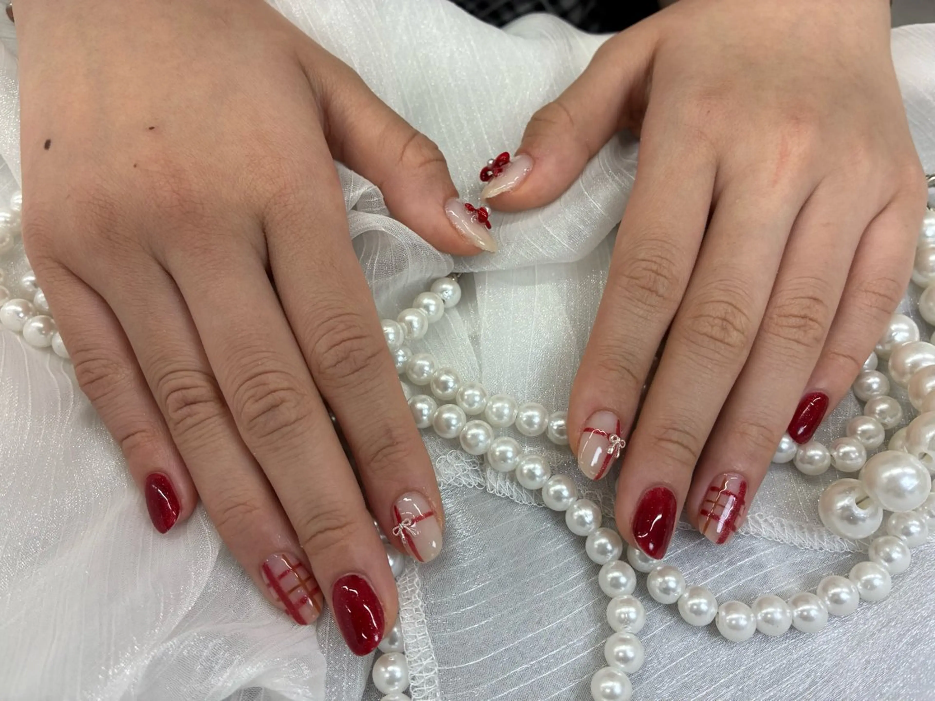 ネイル ハンドネイル 🩵Minmin nail salonのネイルデザイン