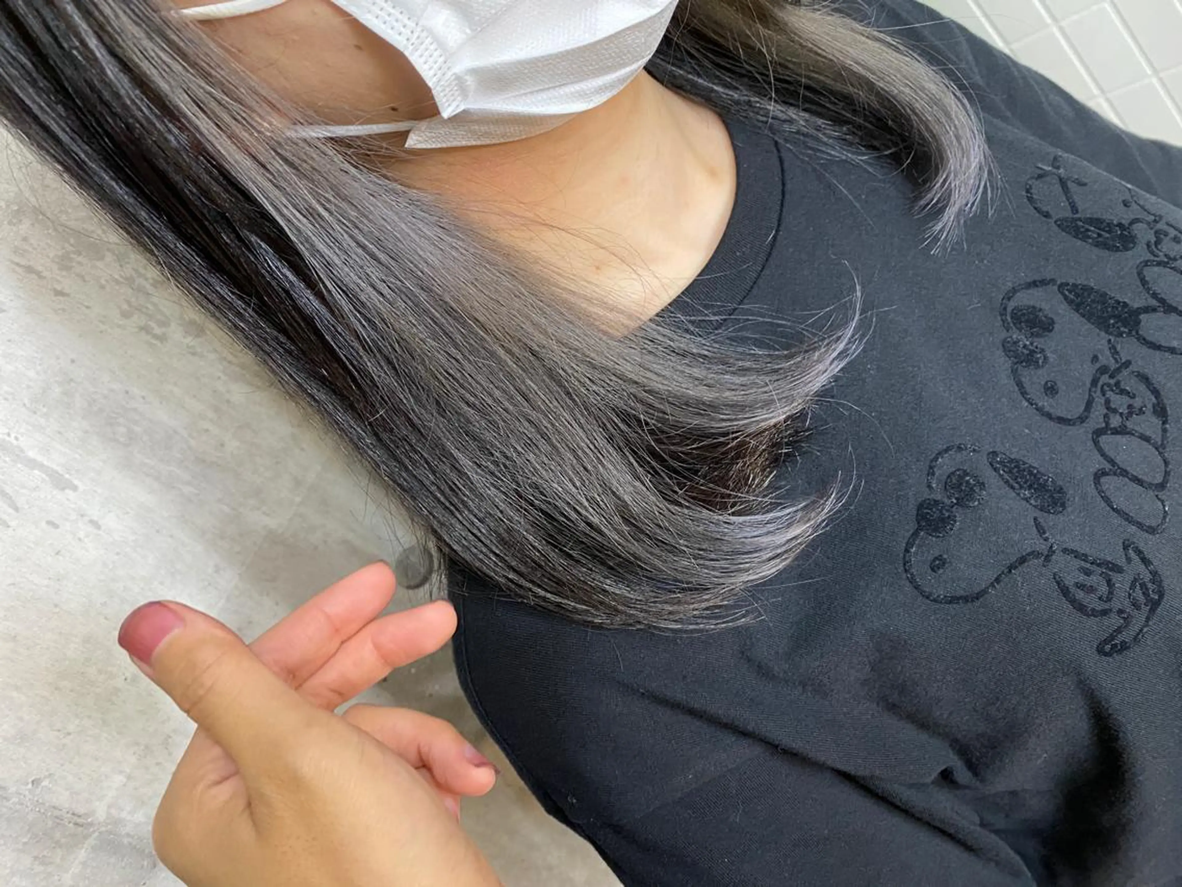 セミロング カラー インナーカラー 🎗大槻 武士🎗のヘアスタイル