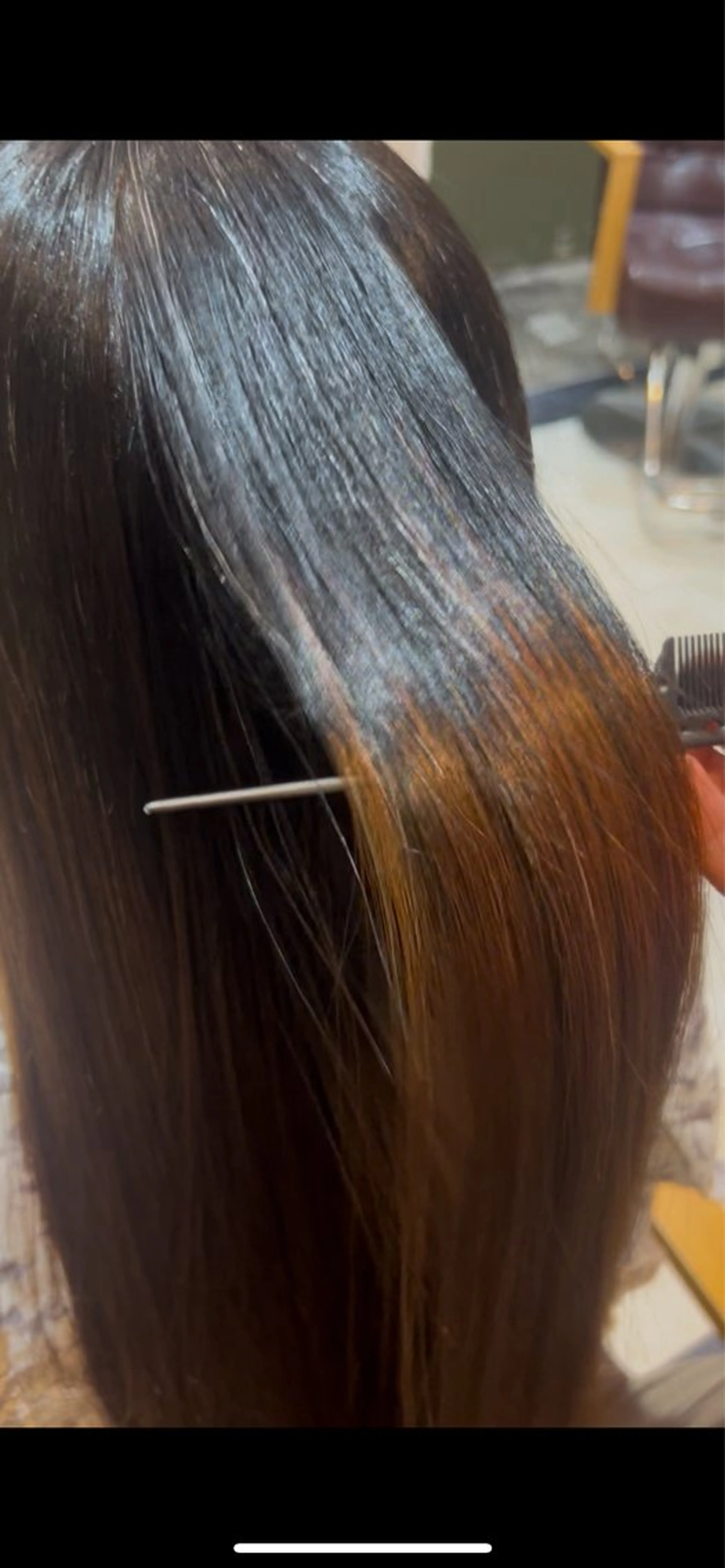 ロング 縮毛矯正 カット 縮毛矯正 松波 慧太のヘアスタイル