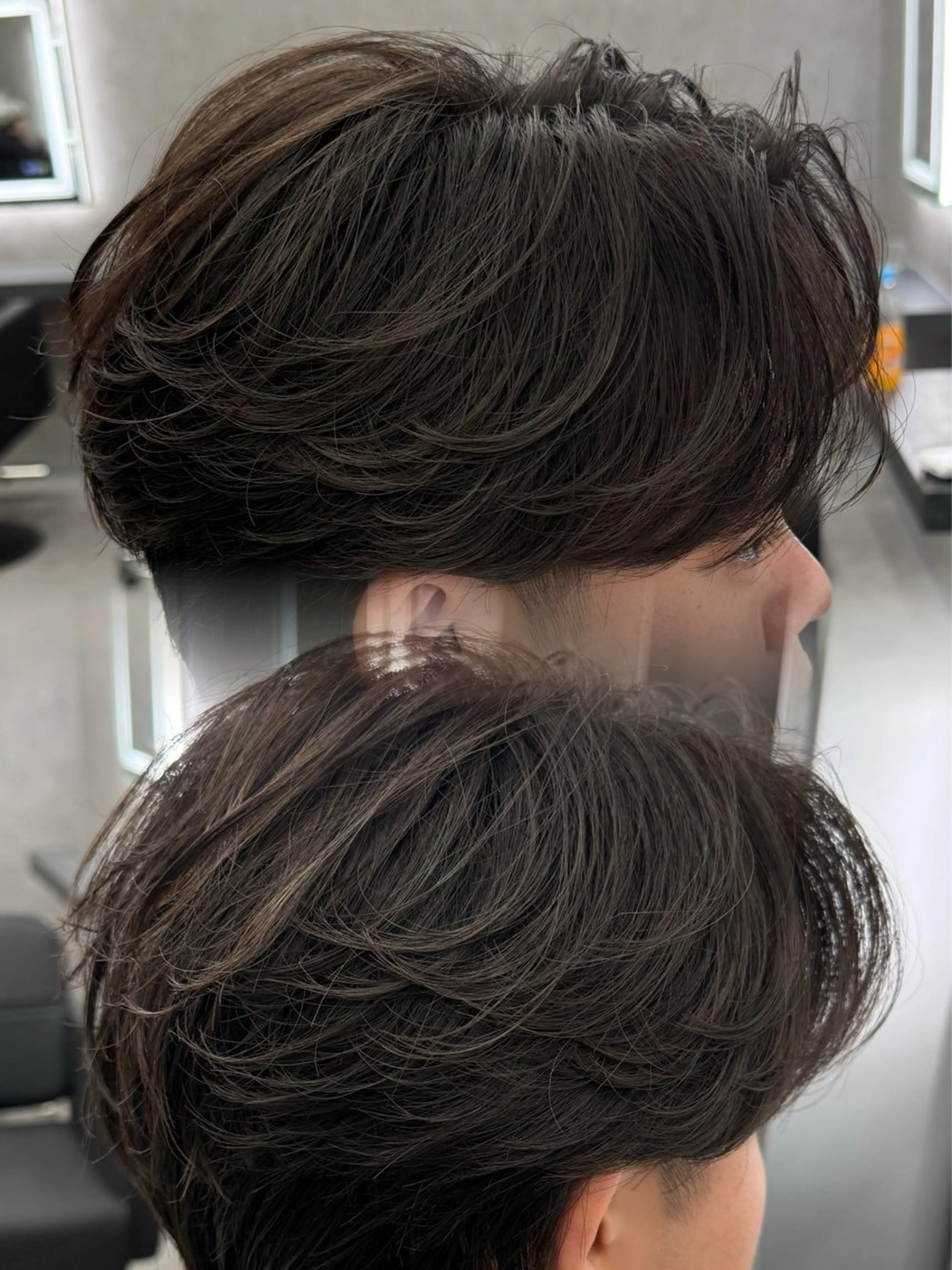 ショート カラー パーマ メンズ フェザーパーマ メンズパーマ カット パーマ メンズ特化 👑YUTAのヘアスタイル