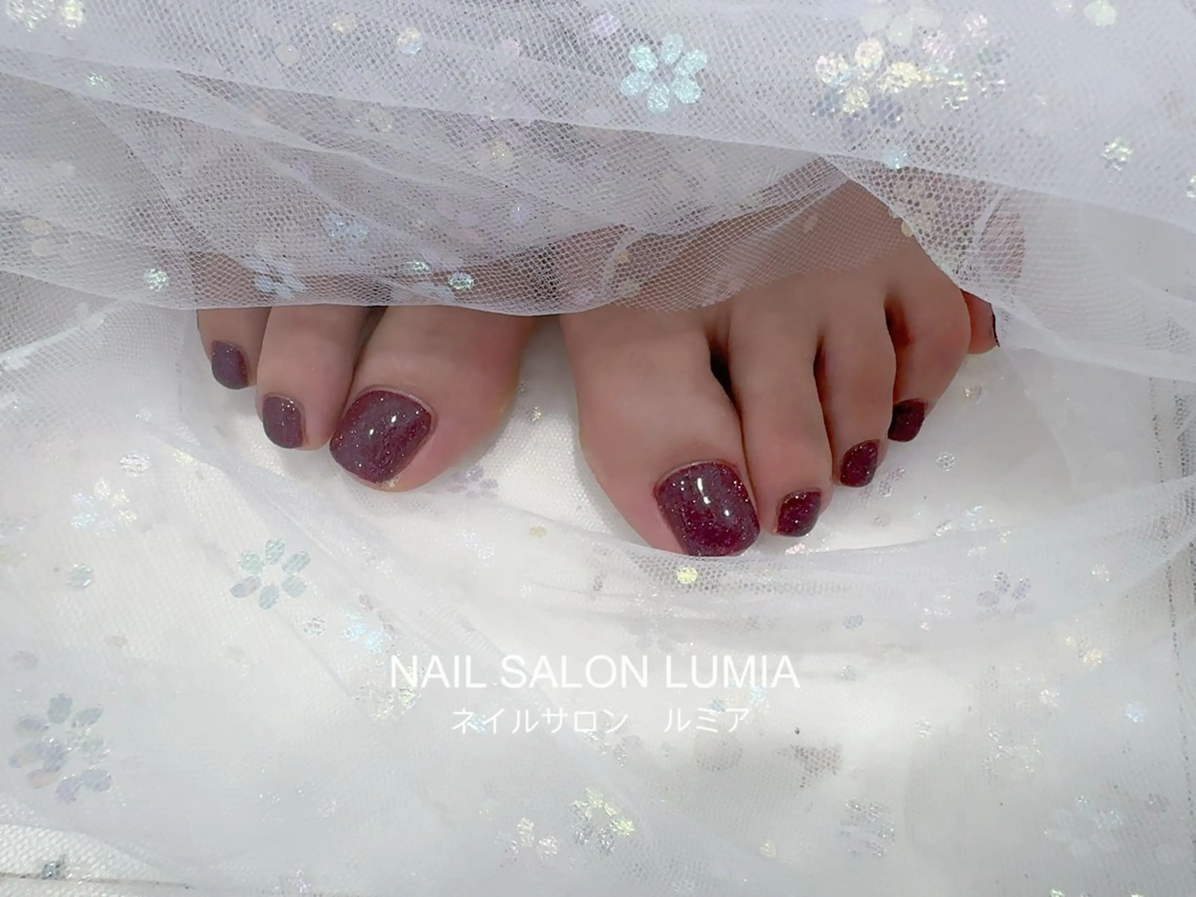 ネイル フットネイル ネイルサロン ルミア Lumia 店長のネイルデザイン