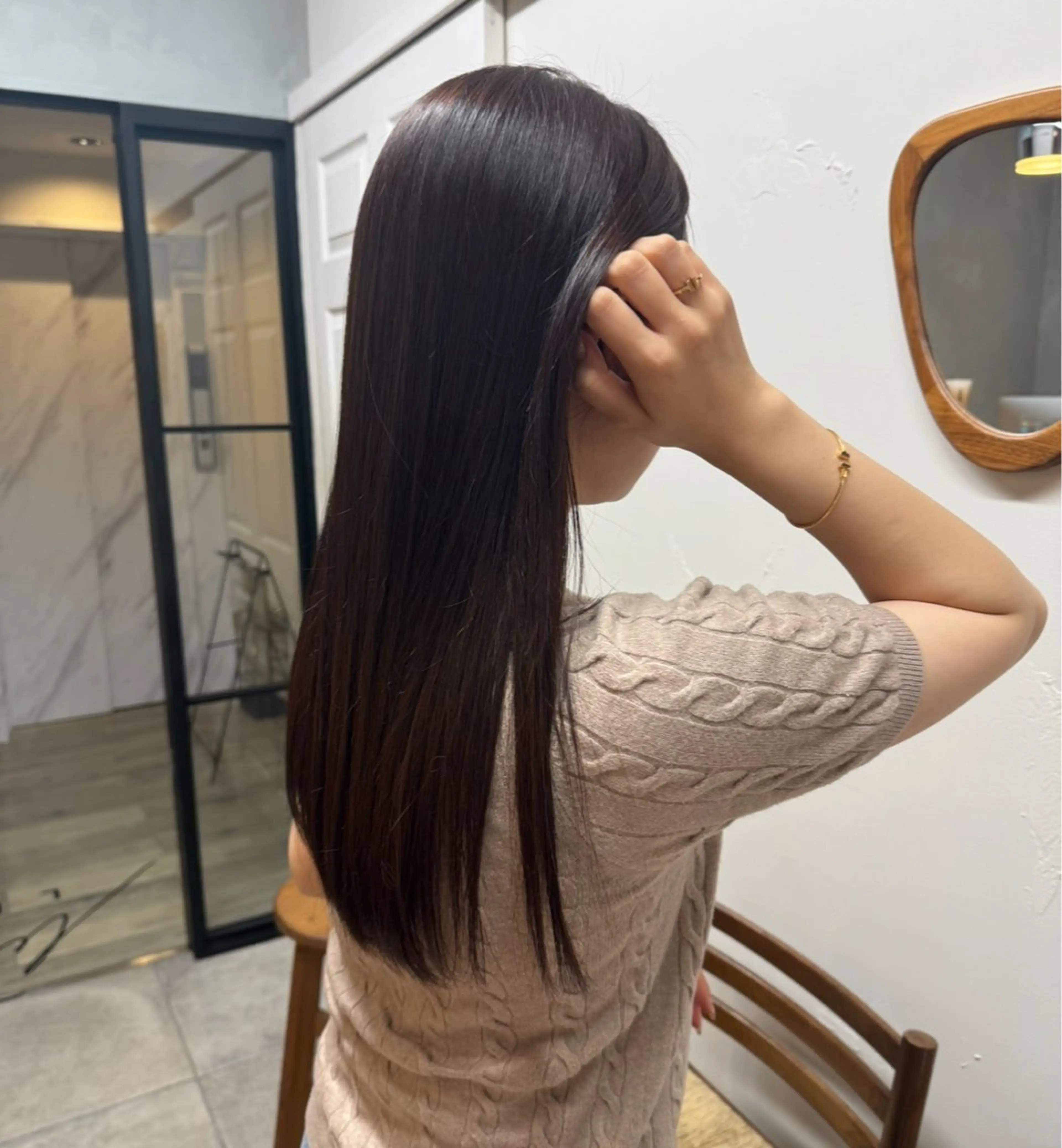 ロング トリートメント トリートメント 透明感カラー ☆akoのヘアスタイル