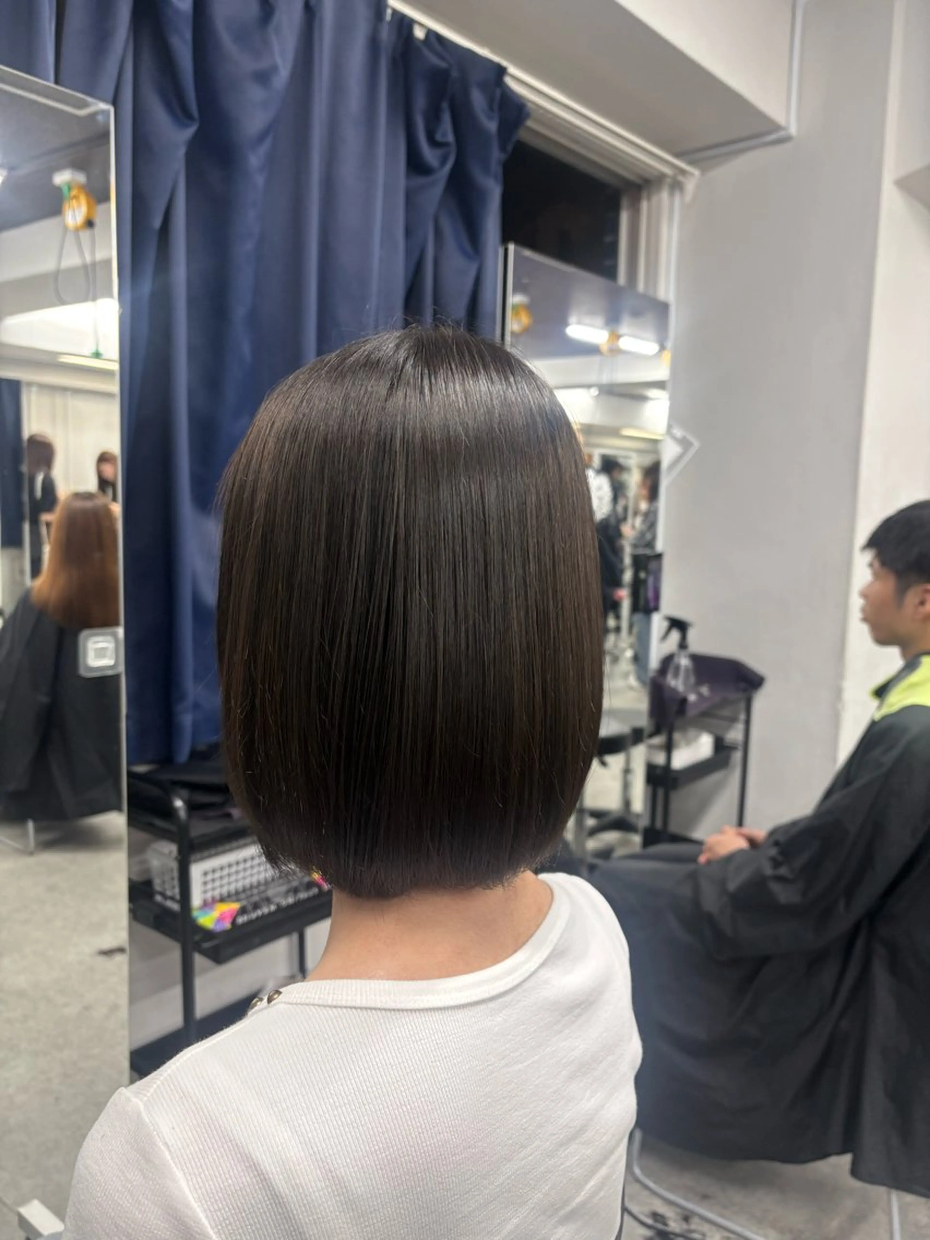 ショート カラー 髪質改善 ベージュ×レイヤー 🤎横浜/miu🤎のヘアスタイル